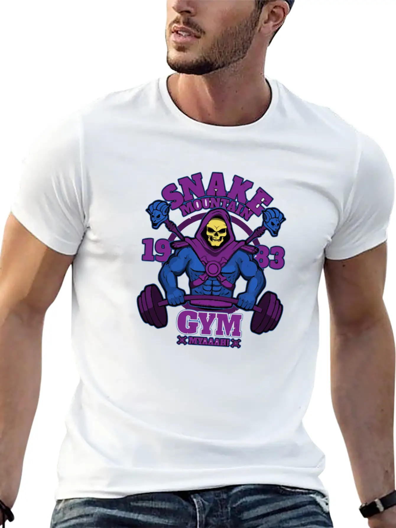 Snake Mountain Gym Basic Graphic T-Shirt – Daily Comfort In Soft Cotton