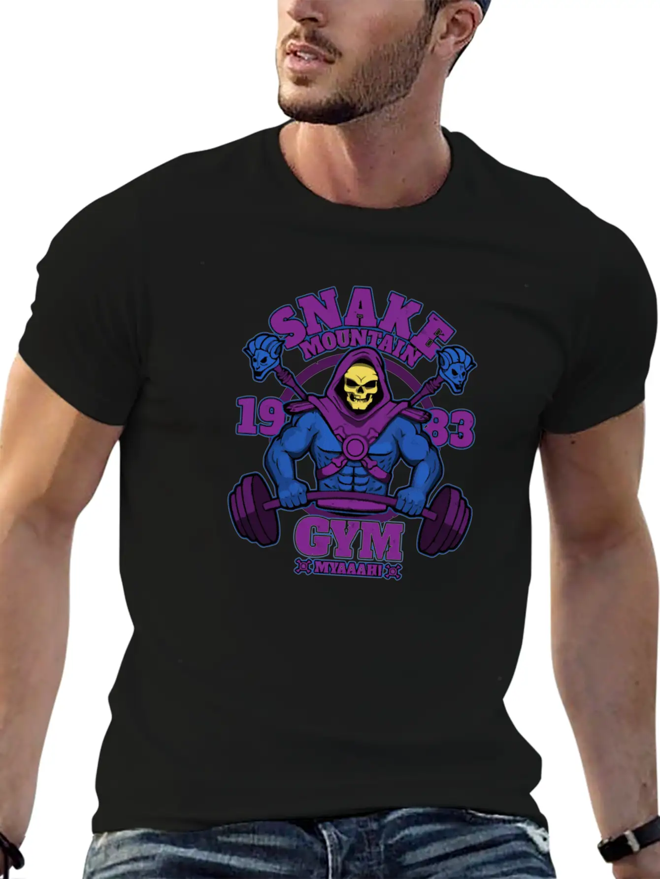 Snake Mountain Gym Basic Graphic T-Shirt – Daily Comfort In Soft Cotton