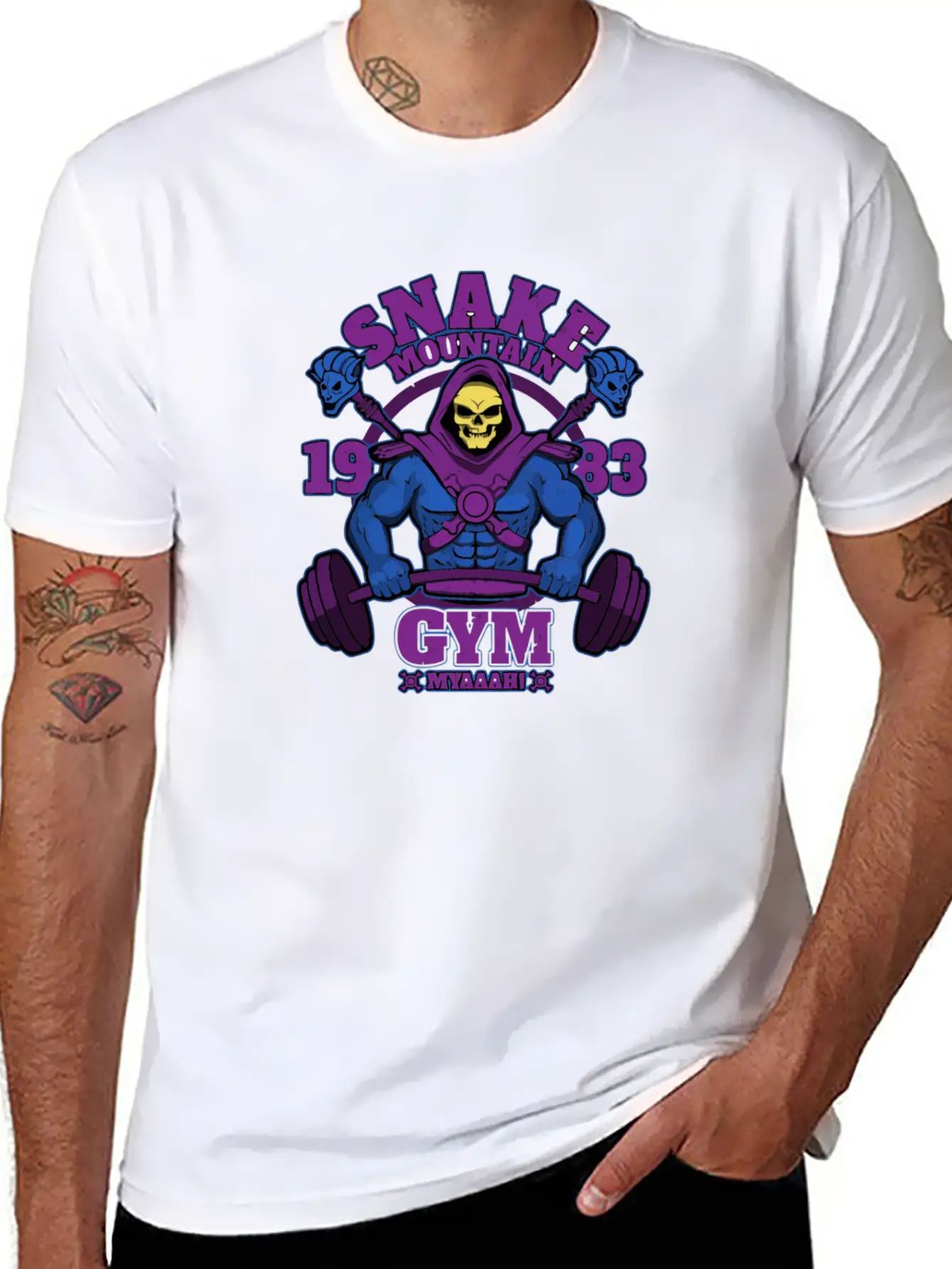 Snake Mountain Gym Basic Graphic T-Shirt – Daily Comfort In Soft Cotton