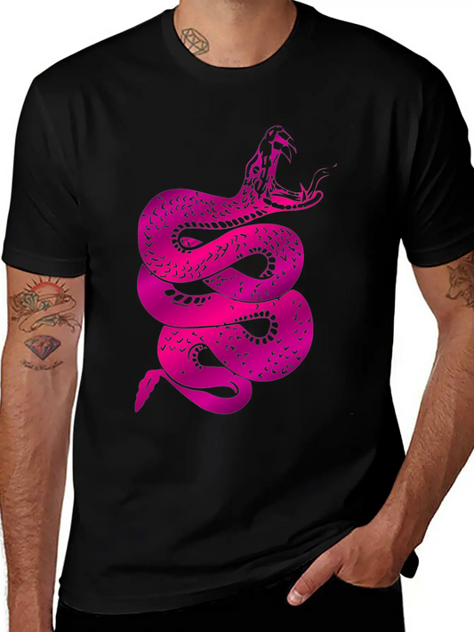 Snake Reptile Scales Comfortable Minimalist Graphic Tee – Summer Style Essential