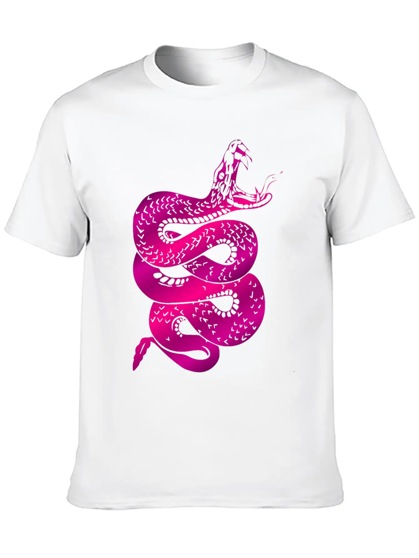 Snake Reptile Scales Comfortable Minimalist Graphic Tee – Summer Style Essential