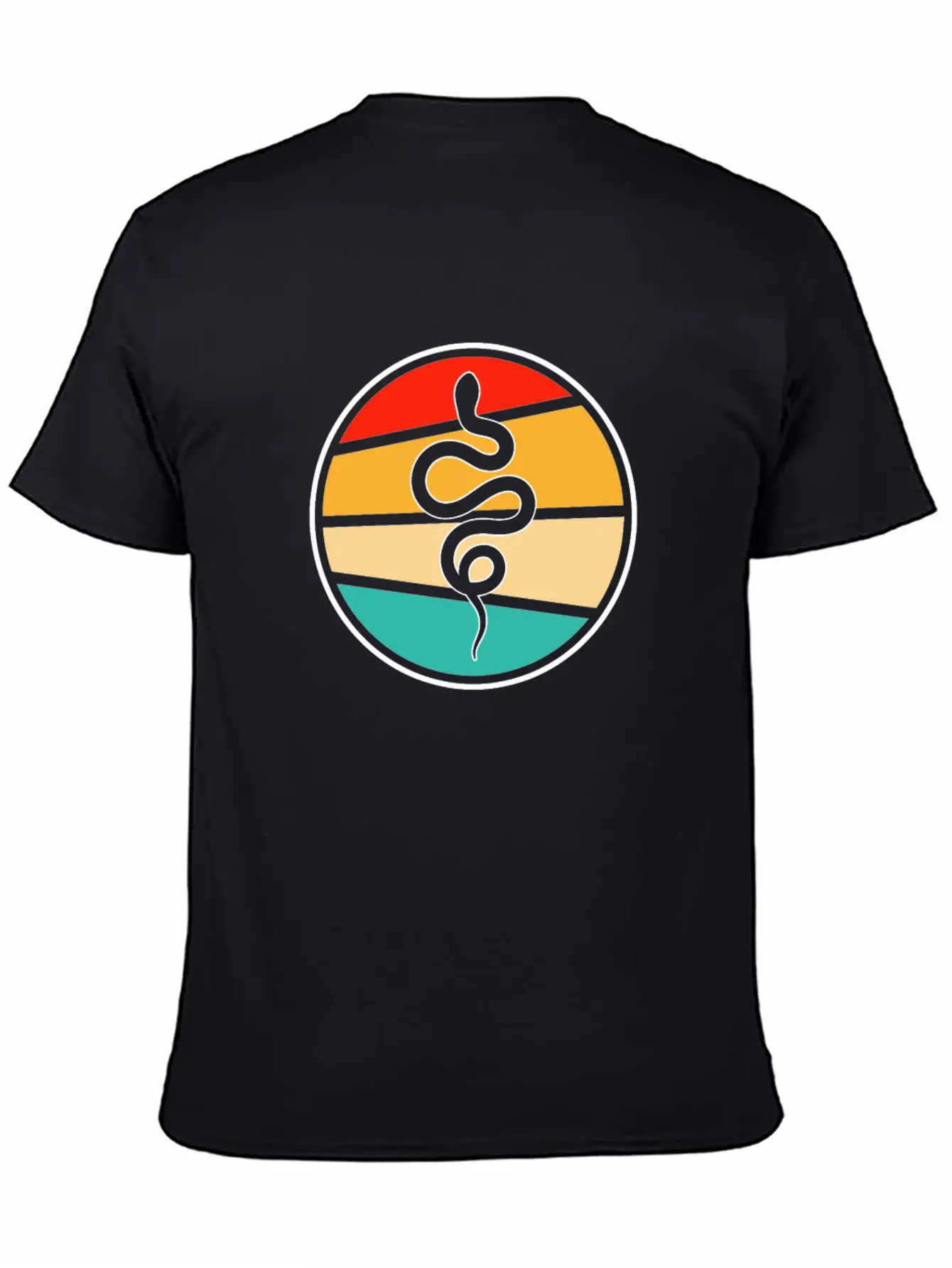 Snake Retro Essential Unisex Summer Tee – Soft Cotton Casual Fit