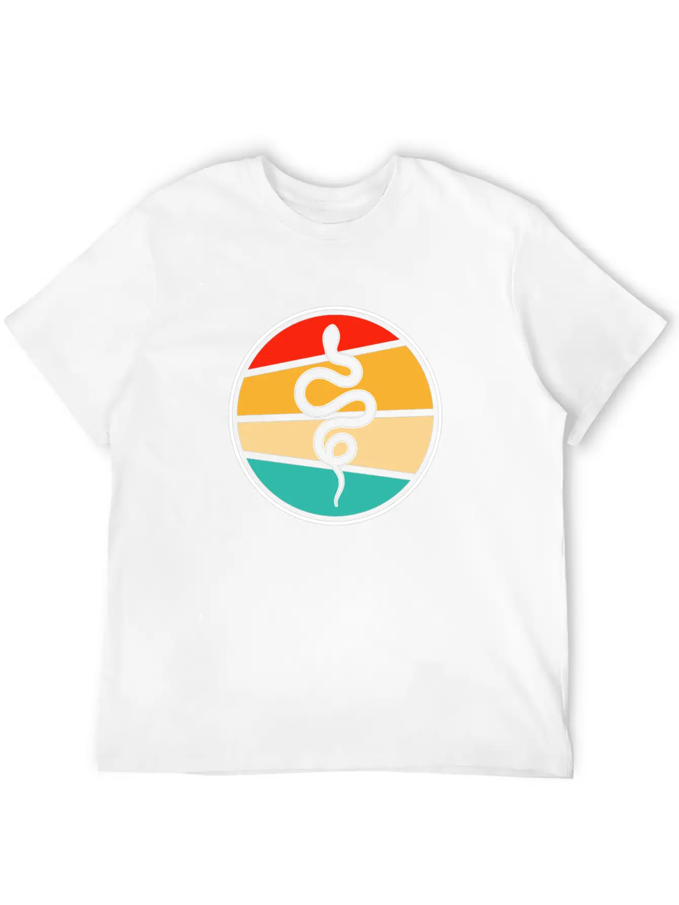 Snake Retro Essential Unisex Summer Tee – Soft Cotton Casual Fit