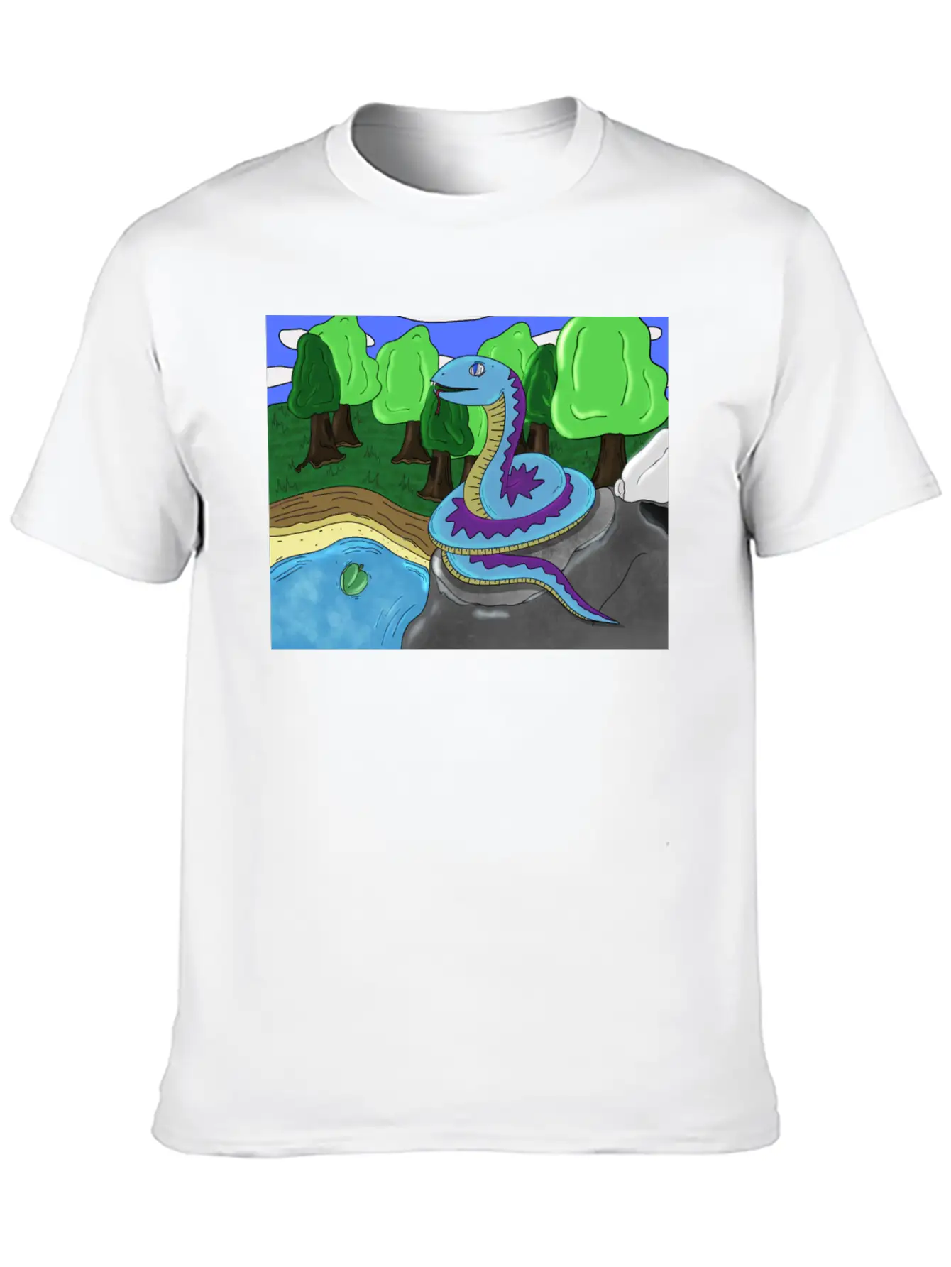 Snake Stylish Everyday T-Shirt – Unisex Basic Cotton Tee