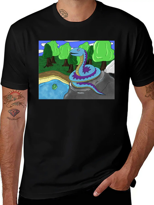 Snake Stylish Everyday T-Shirt – Unisex Basic Cotton Tee