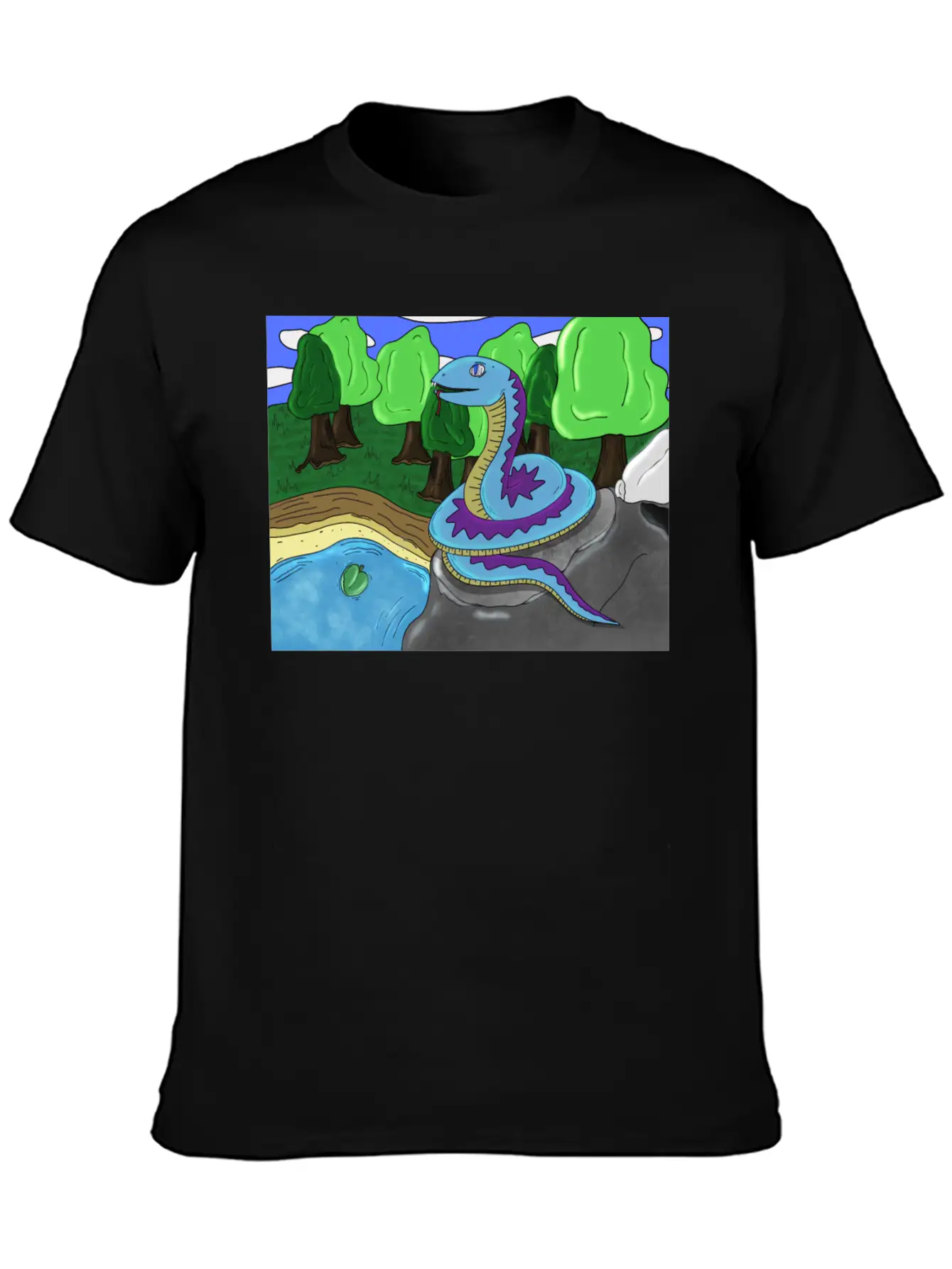 Snake Stylish Everyday T-Shirt – Unisex Basic Cotton Tee