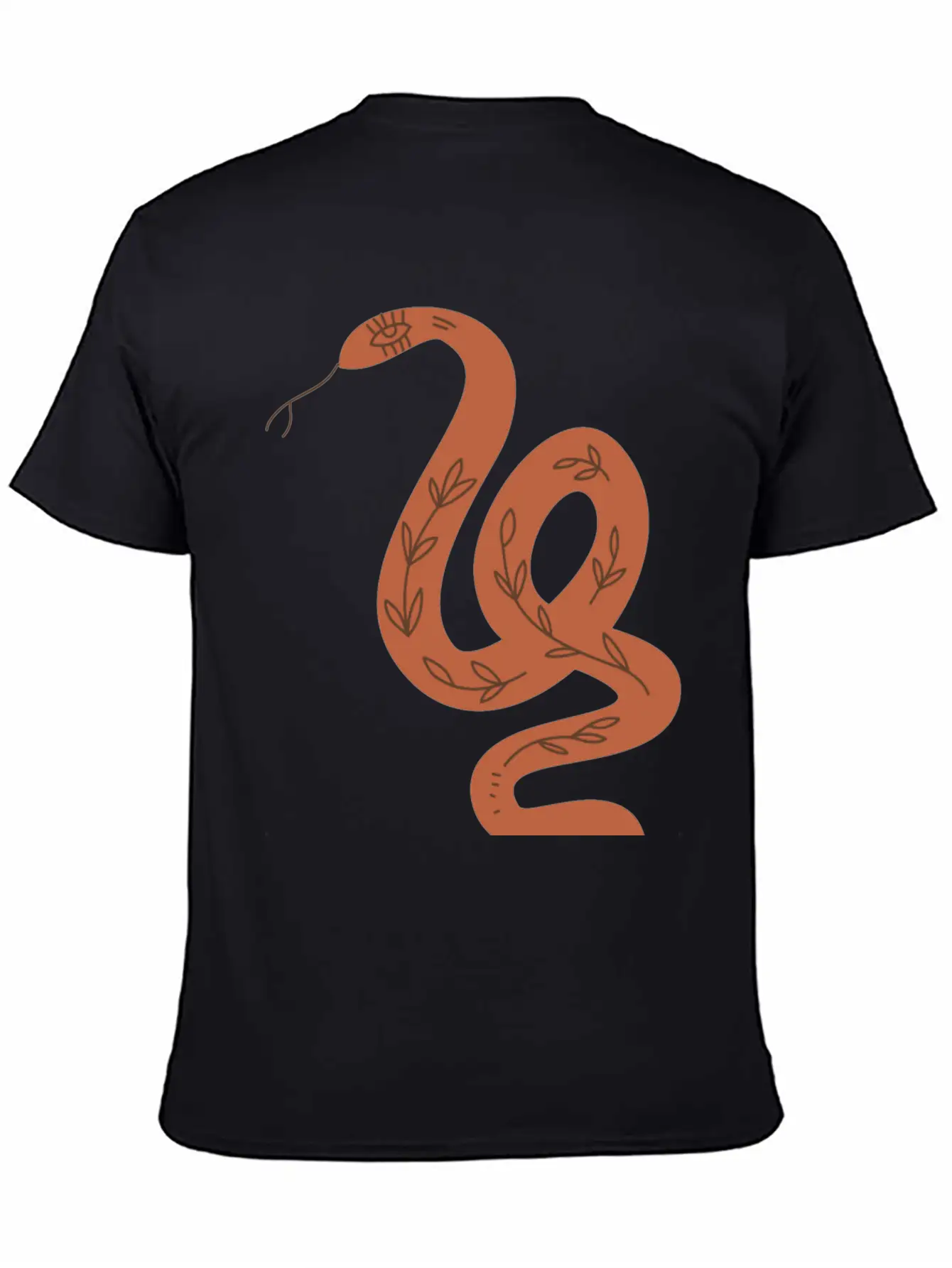 Snake Unisex Short Sleeve Soft Cotton T-Shirt – Casual Everyday Wear