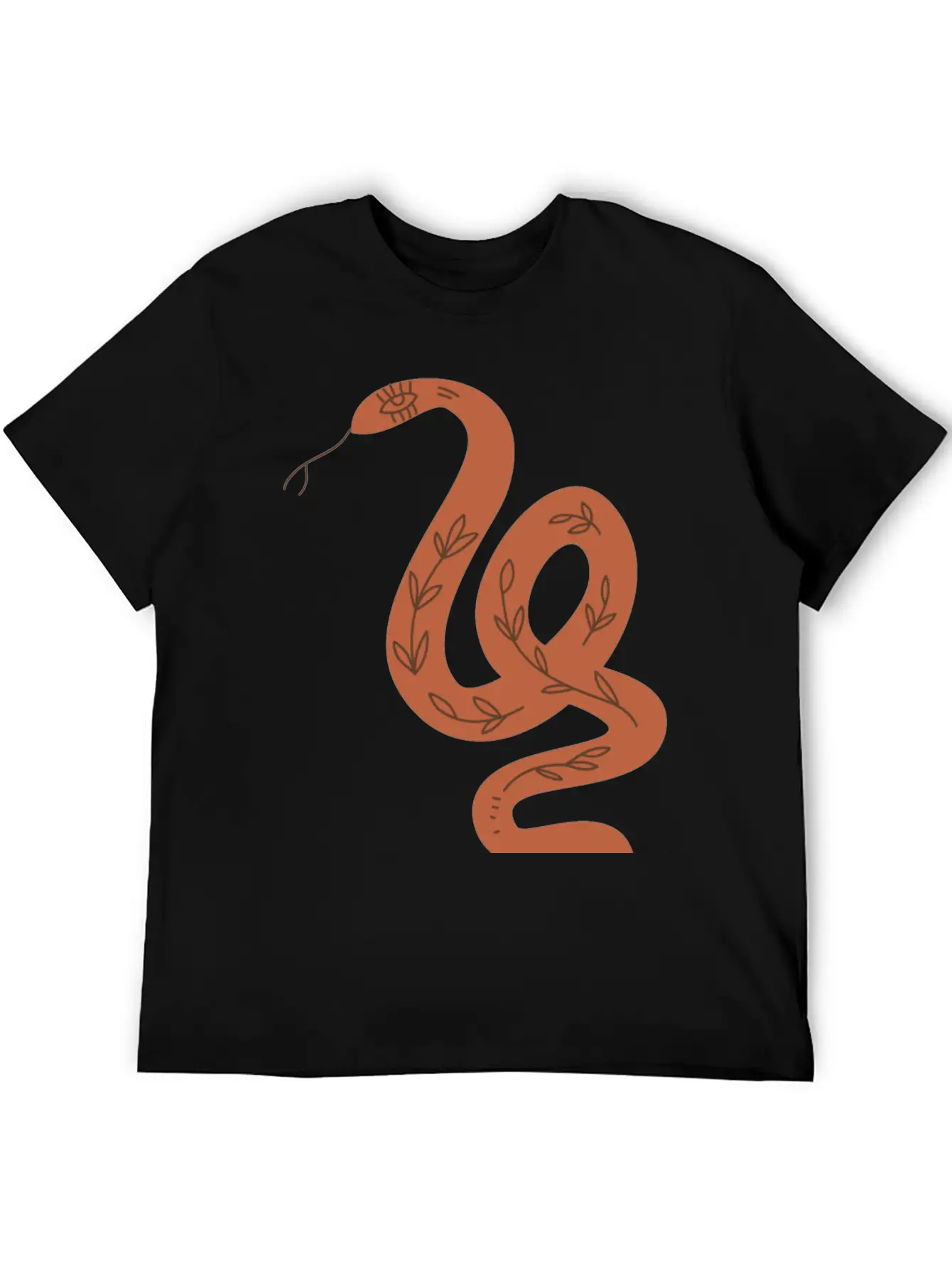 Snake Unisex Short Sleeve Soft Cotton T-Shirt – Casual Everyday Wear