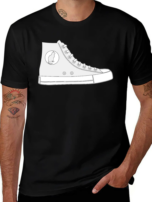 Sneaker Stylish Everyday T-Shirt – Unisex Basic Cotton Tee
