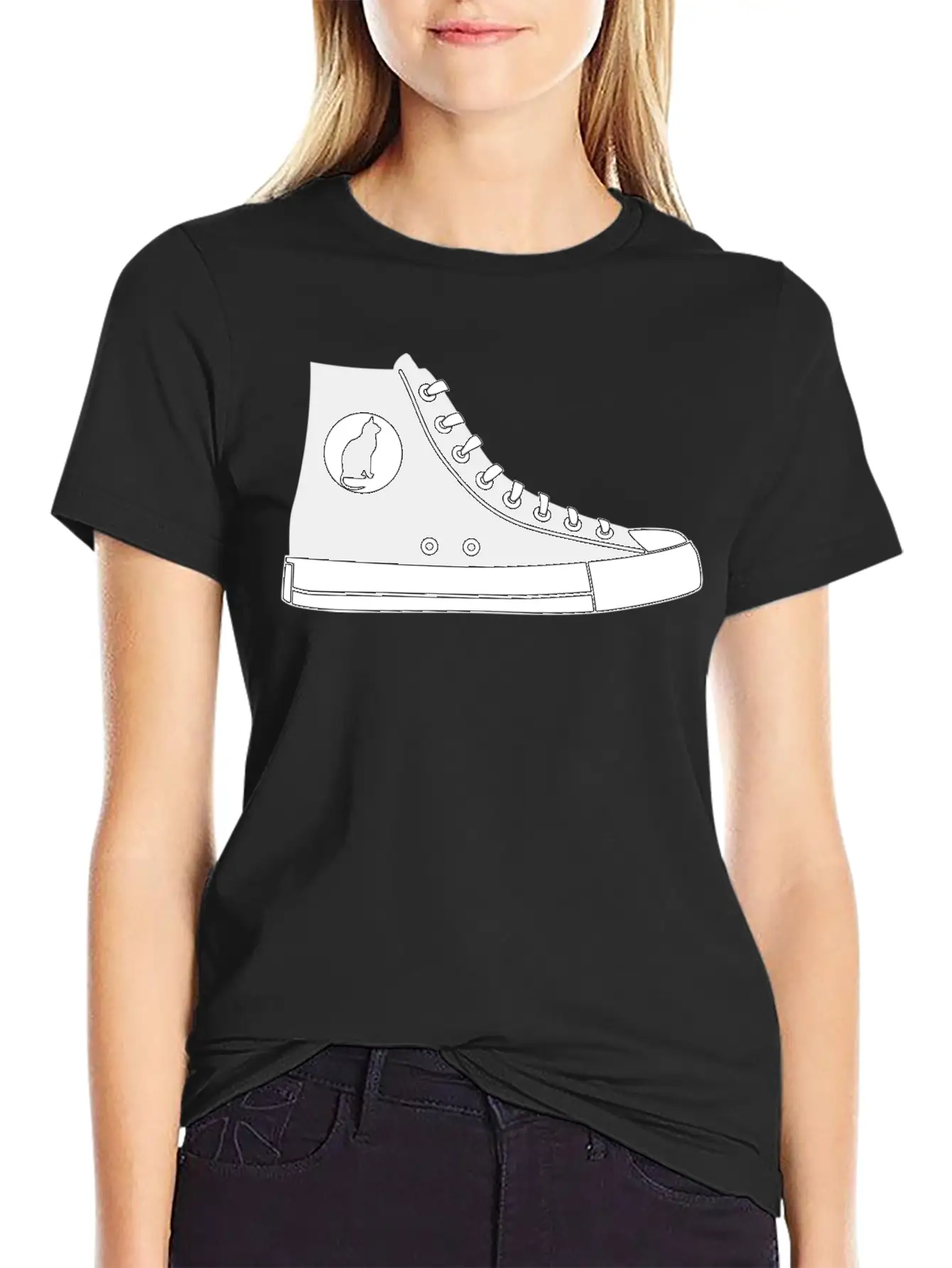 Sneaker Stylish Everyday T-Shirt – Unisex Basic Cotton Tee