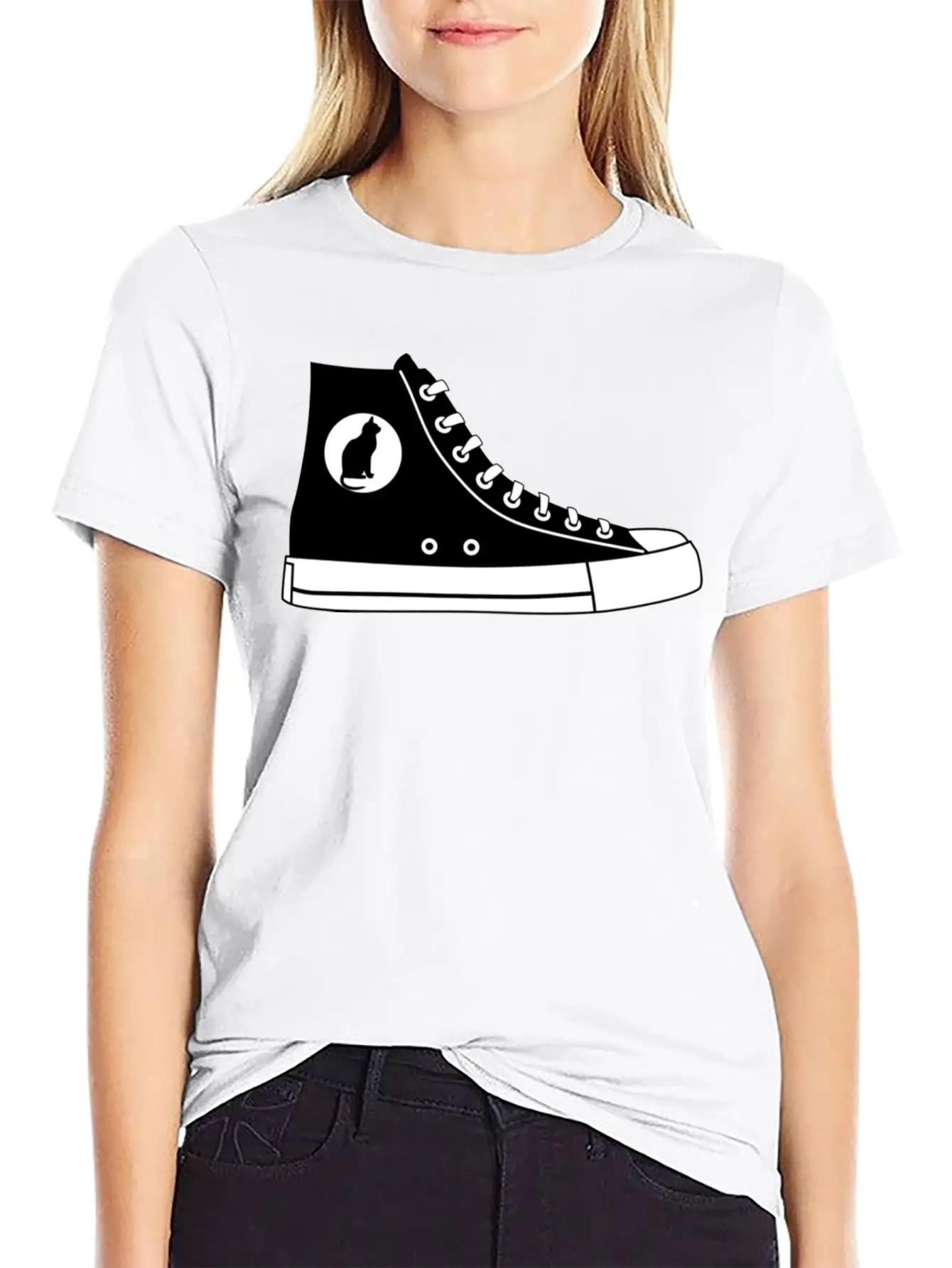 Sneaker Stylish Everyday T-Shirt – Unisex Basic Cotton Tee