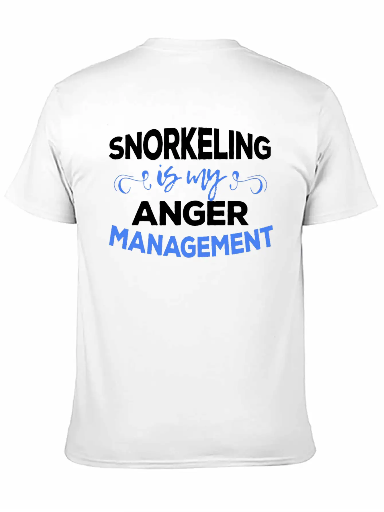 Snorkeler - Snorkeling Is My Anger Management Timeless Short Sleeve Tee – Comfy And Minimalist Design