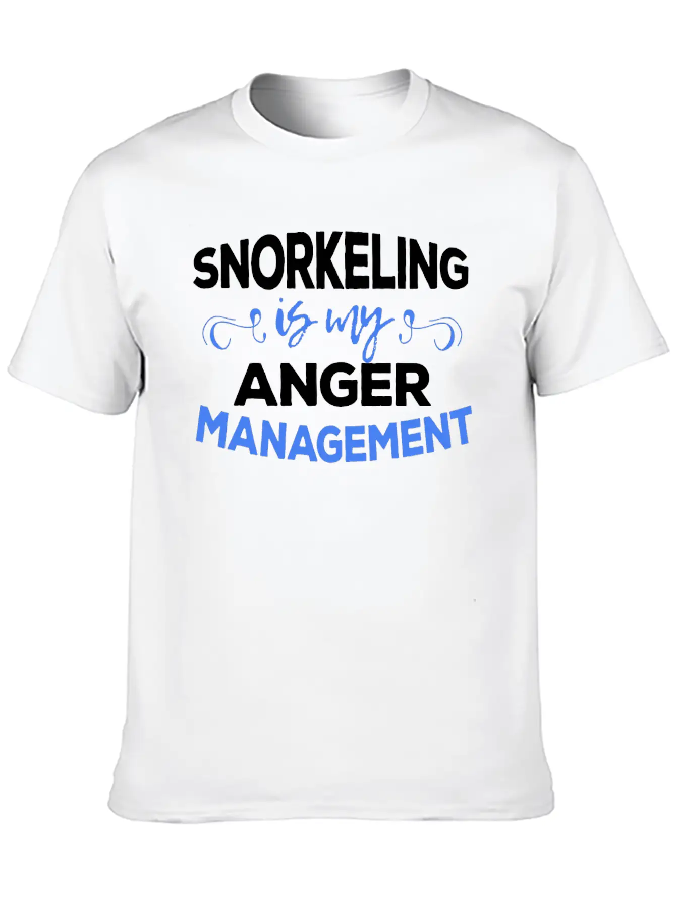 Snorkeler - Snorkeling Is My Anger Management Timeless Short Sleeve Tee – Comfy And Minimalist Design