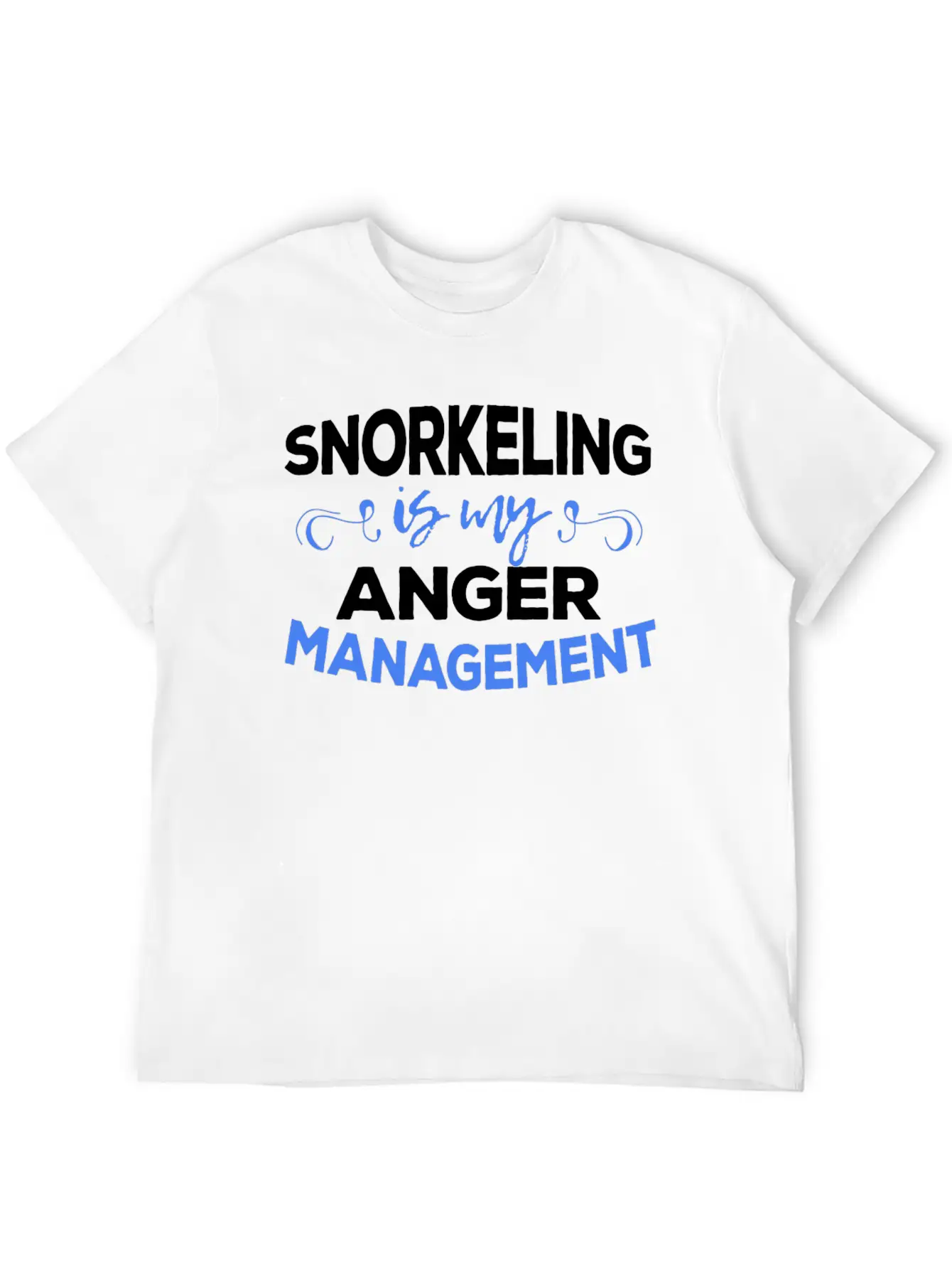 Snorkeler - Snorkeling Is My Anger Management Timeless Short Sleeve Tee – Comfy And Minimalist Design