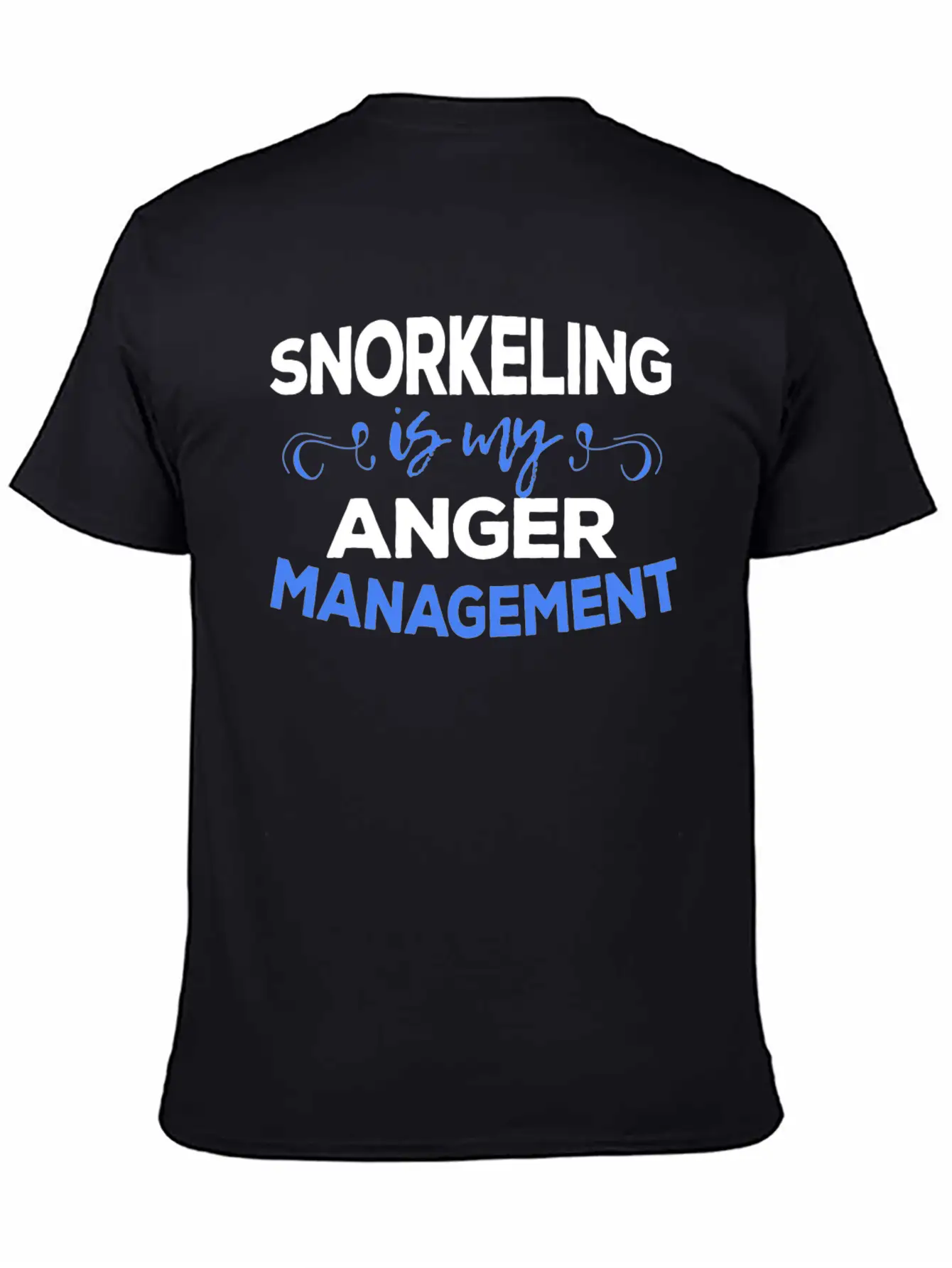 Snorkeler - Snorkeling Is My Anger Management Timeless Short Sleeve Tee – Comfy And Minimalist Design