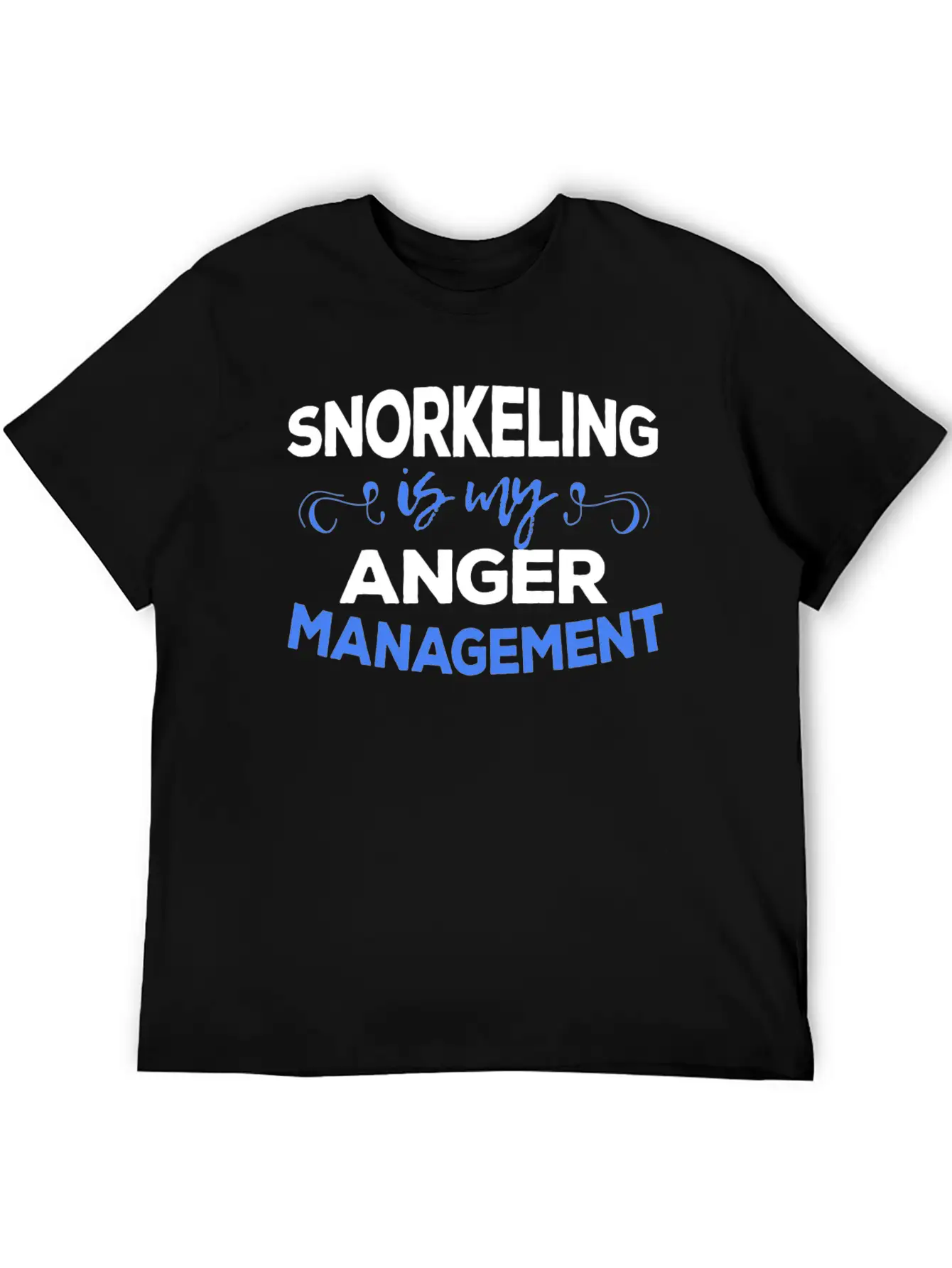 Snorkeler - Snorkeling Is My Anger Management Timeless Short Sleeve Tee – Comfy And Minimalist Design