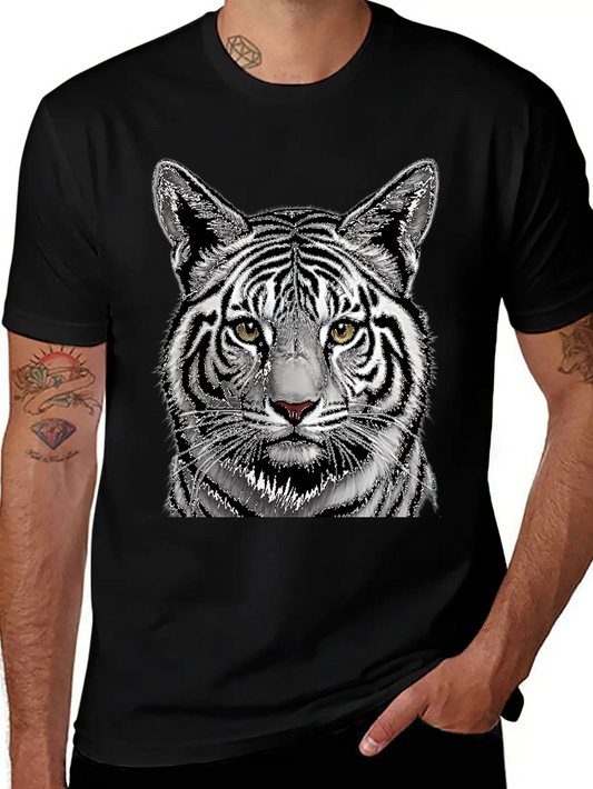 Snow Tiger Timeless Short Sleeve Tee – Comfy And Minimalist Design