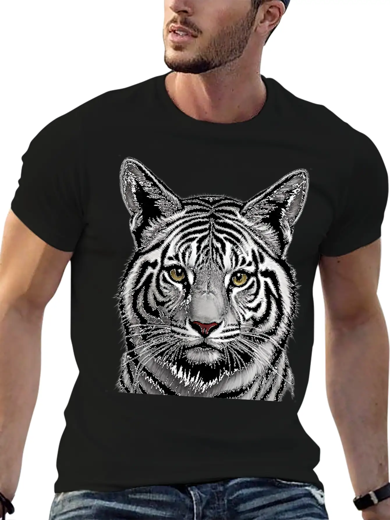 Snow Tiger Timeless Short Sleeve Tee – Comfy And Minimalist Design