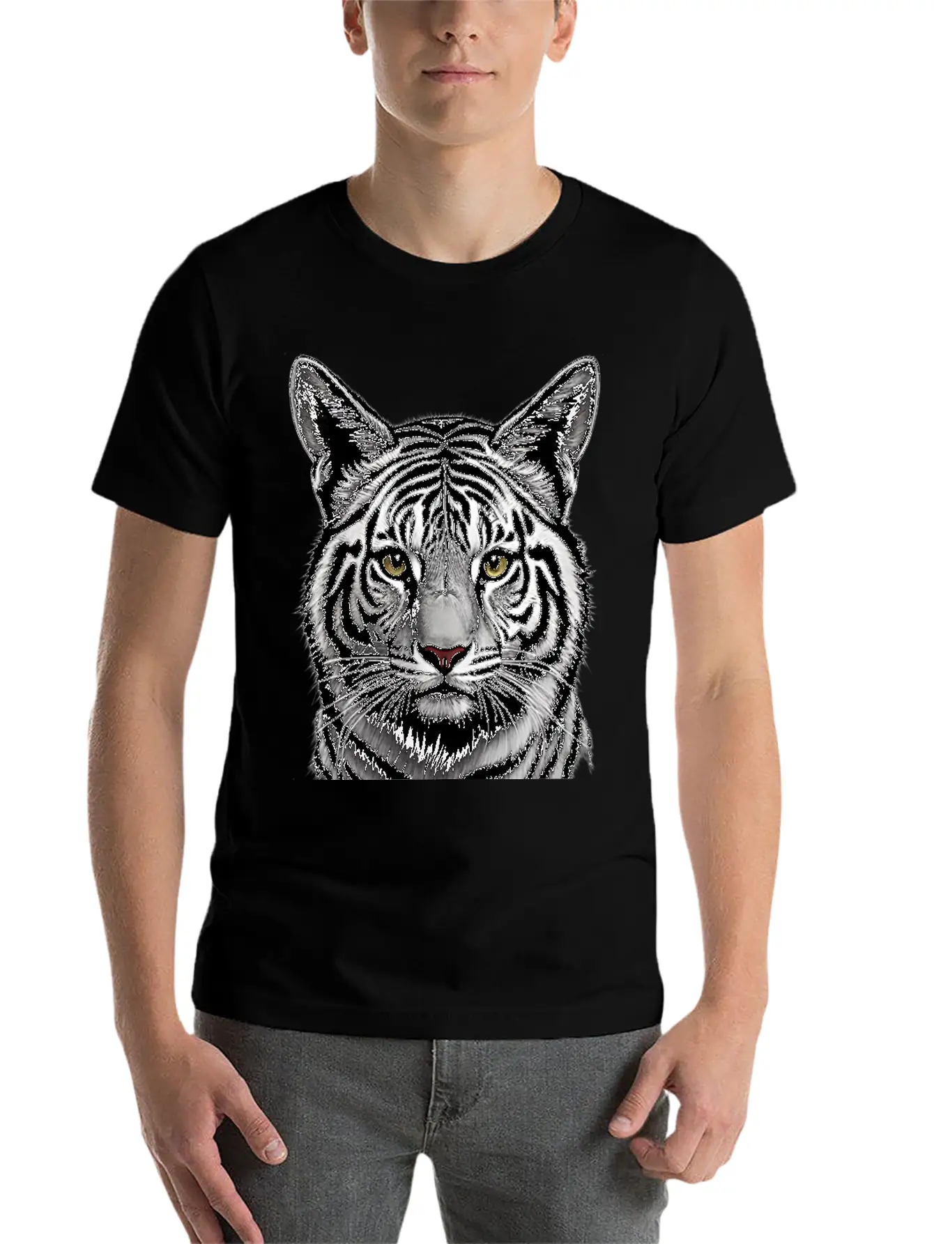 Snow Tiger Timeless Short Sleeve Tee – Comfy And Minimalist Design