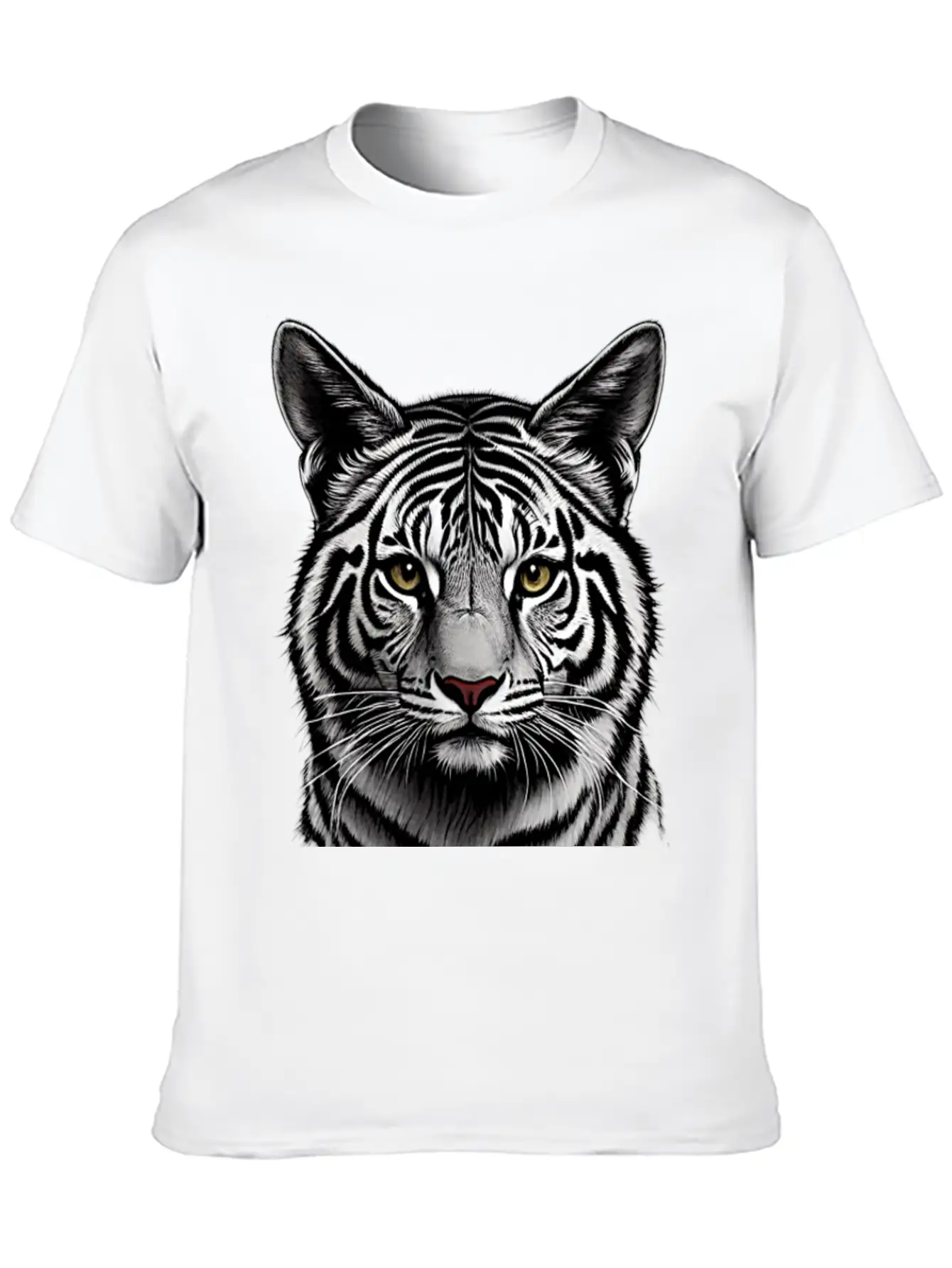 Snow Tiger Timeless Short Sleeve Tee – Comfy And Minimalist Design