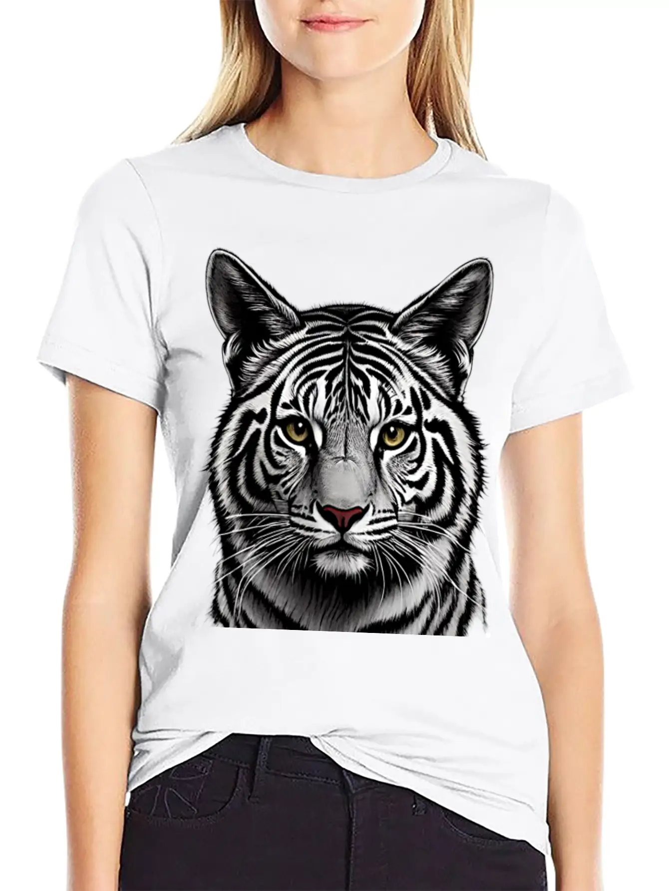 Snow Tiger Timeless Short Sleeve Tee – Comfy And Minimalist Design