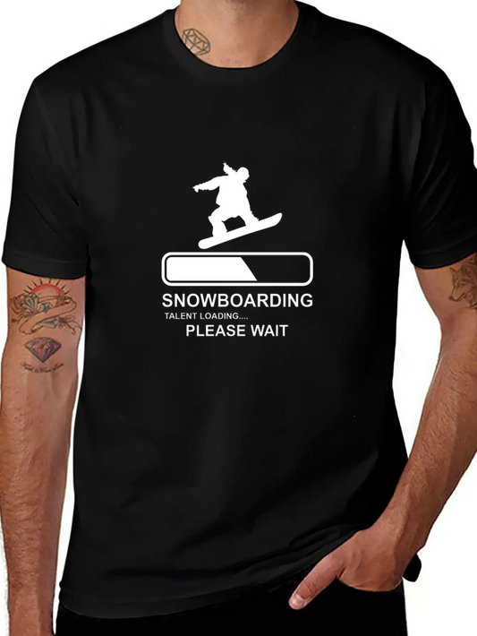 Snowboard Essential Unisex Summer Tee – Soft Cotton Casual Fit