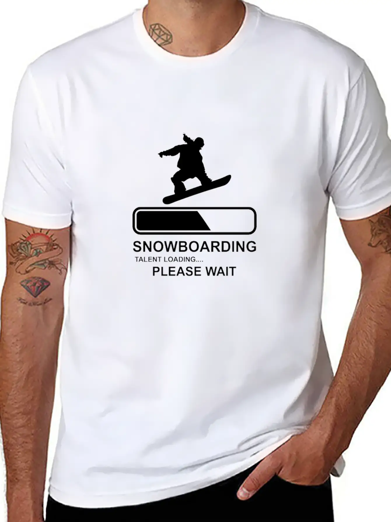 Snowboard Essential Unisex Summer Tee – Soft Cotton Casual Fit