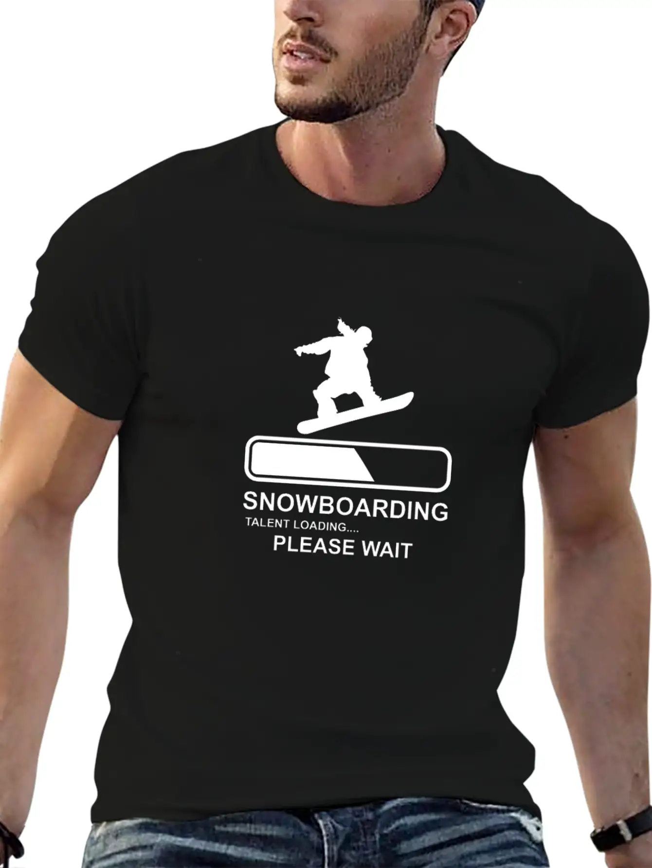 Snowboard Essential Unisex Summer Tee – Soft Cotton Casual Fit