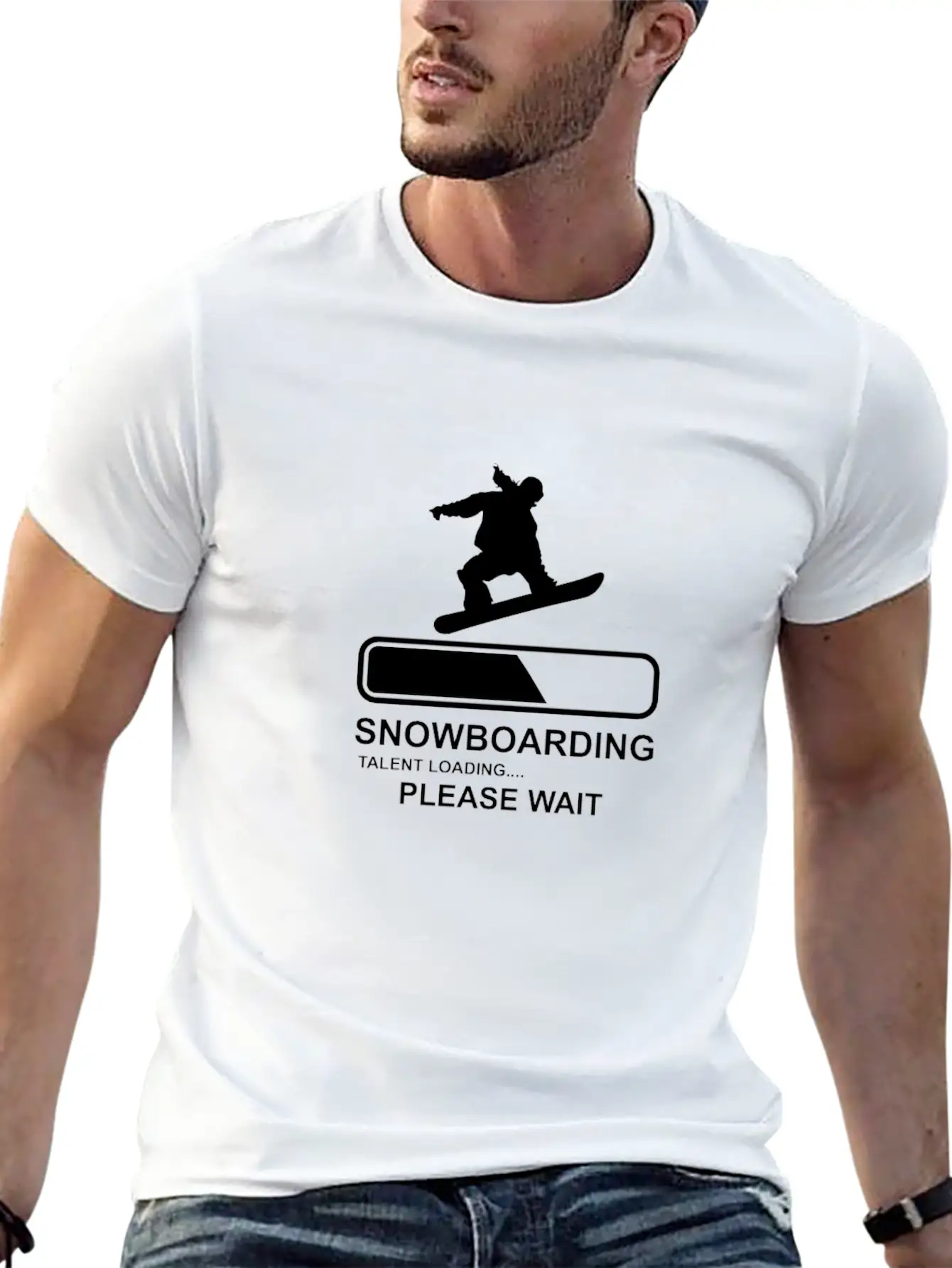 Snowboard Essential Unisex Summer Tee – Soft Cotton Casual Fit