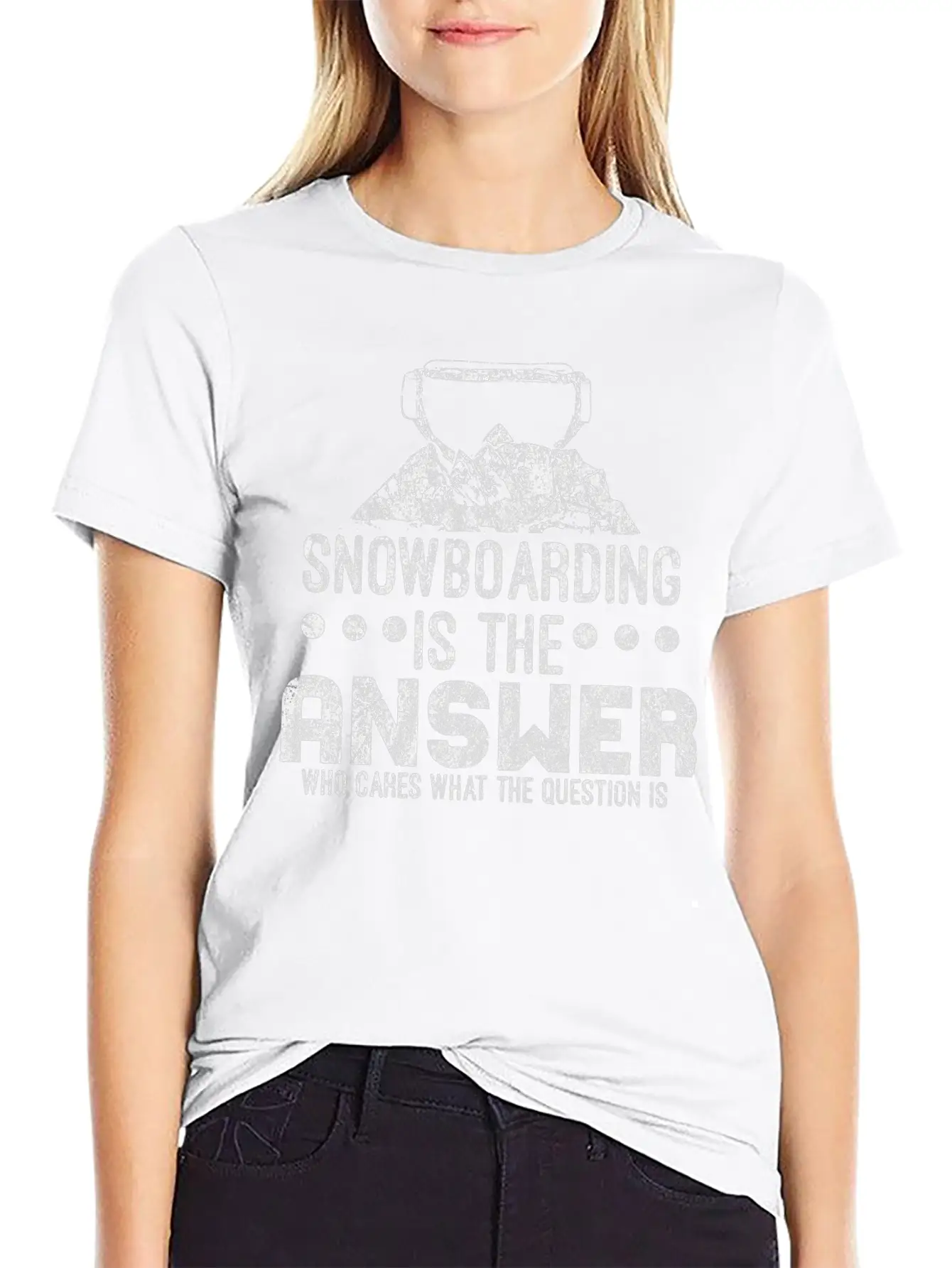 Snowboard Winter Basic Graphic T-Shirt – Daily Comfort In Soft Cotton