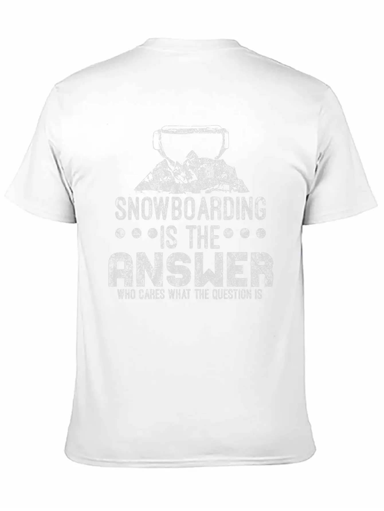Snowboard Winter Basic Graphic T-Shirt – Daily Comfort In Soft Cotton