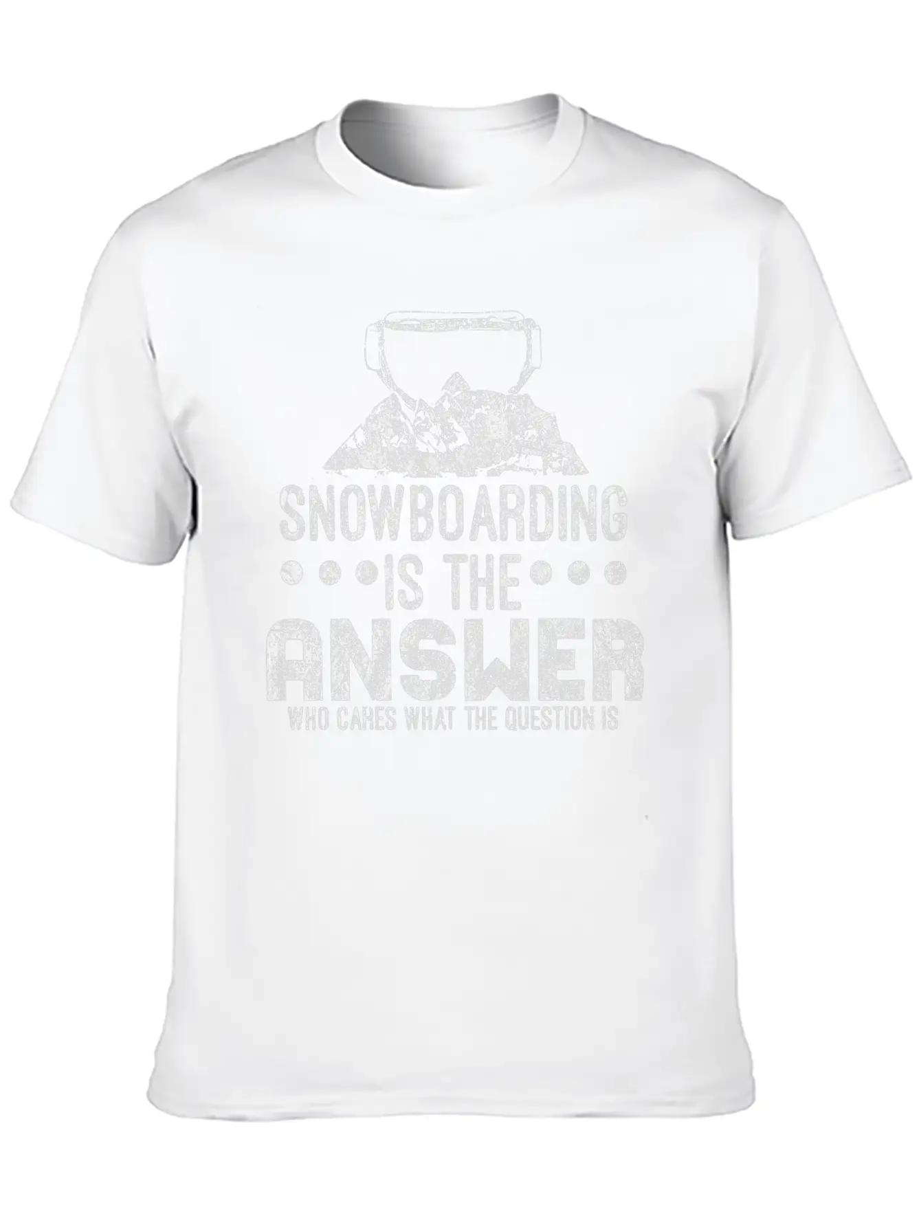 Snowboard Winter Basic Graphic T-Shirt – Daily Comfort In Soft Cotton