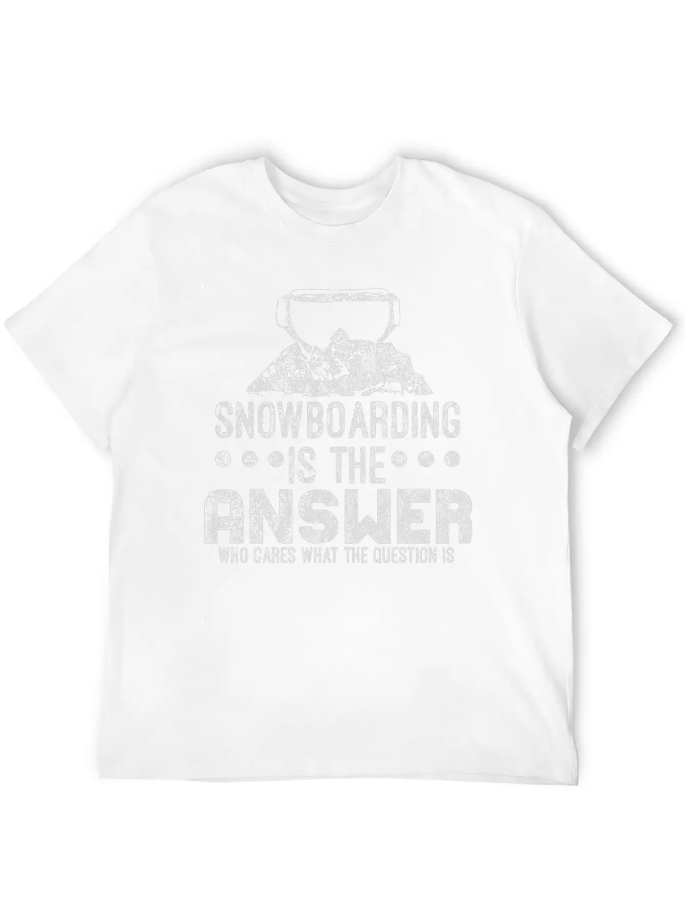 Snowboard Winter Basic Graphic T-Shirt – Daily Comfort In Soft Cotton