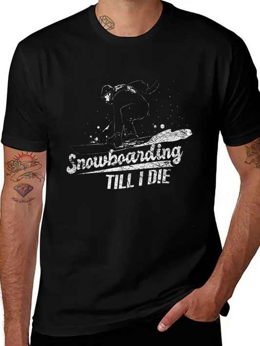 Snowboard Winter Stylish Everyday T-Shirt – Unisex Basic Cotton Tee