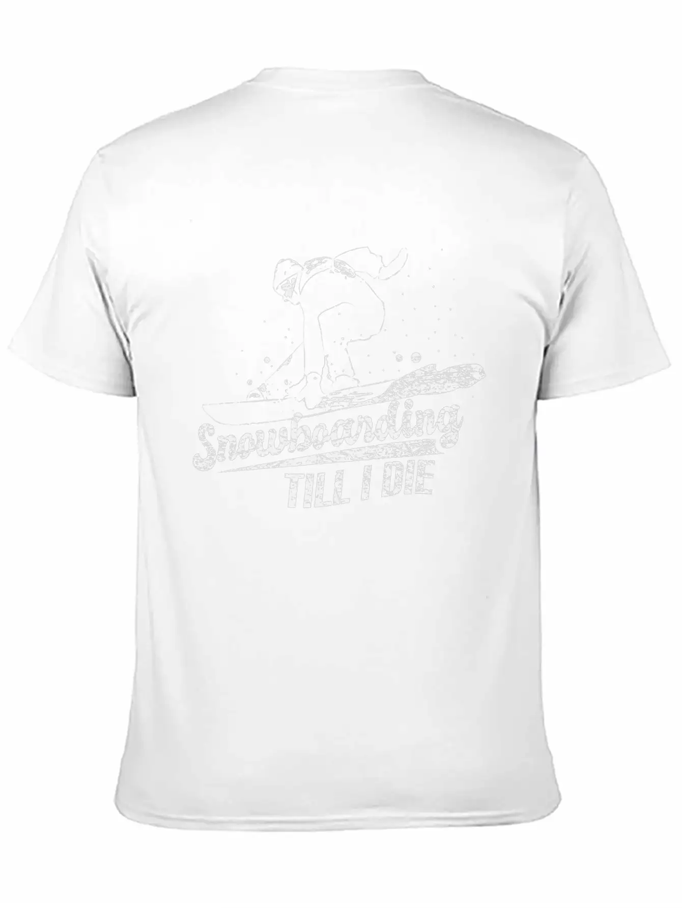 Snowboard Winter Stylish Everyday T-Shirt – Unisex Basic Cotton Tee