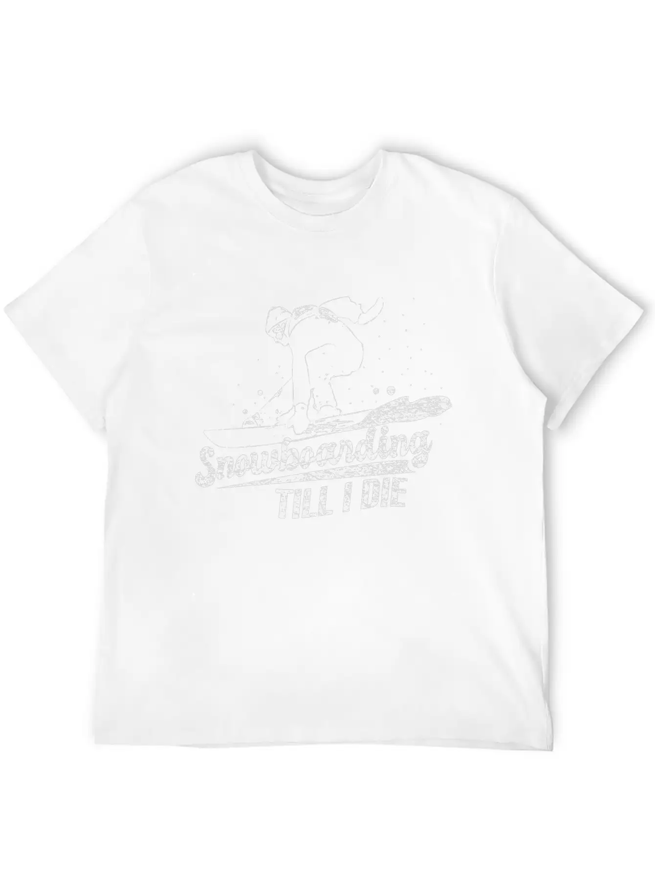 Snowboard Winter Stylish Everyday T-Shirt – Unisex Basic Cotton Tee
