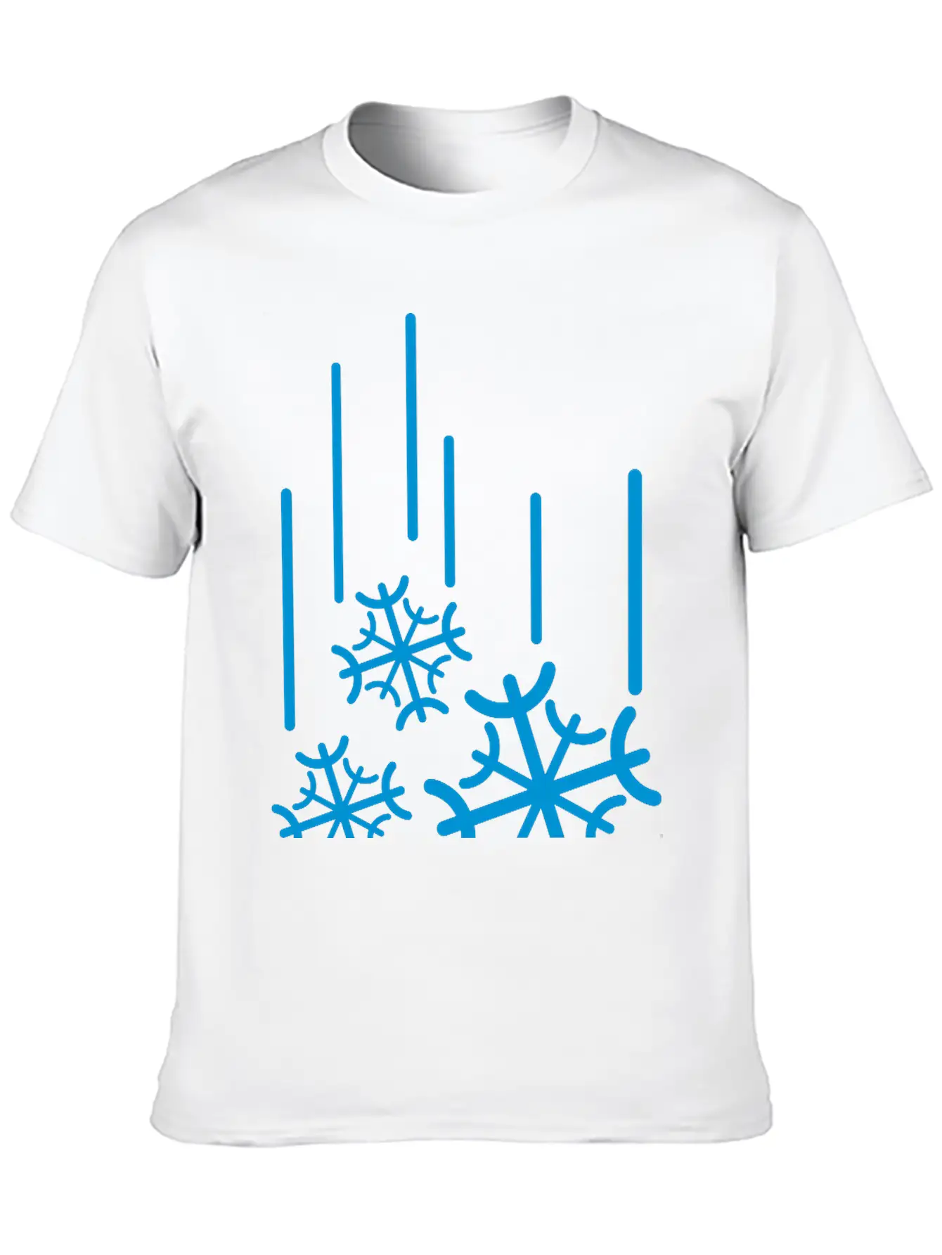 Snowflocken_fallen__f1 Stylish Everyday T-Shirt – Unisex Basic Cotton Tee