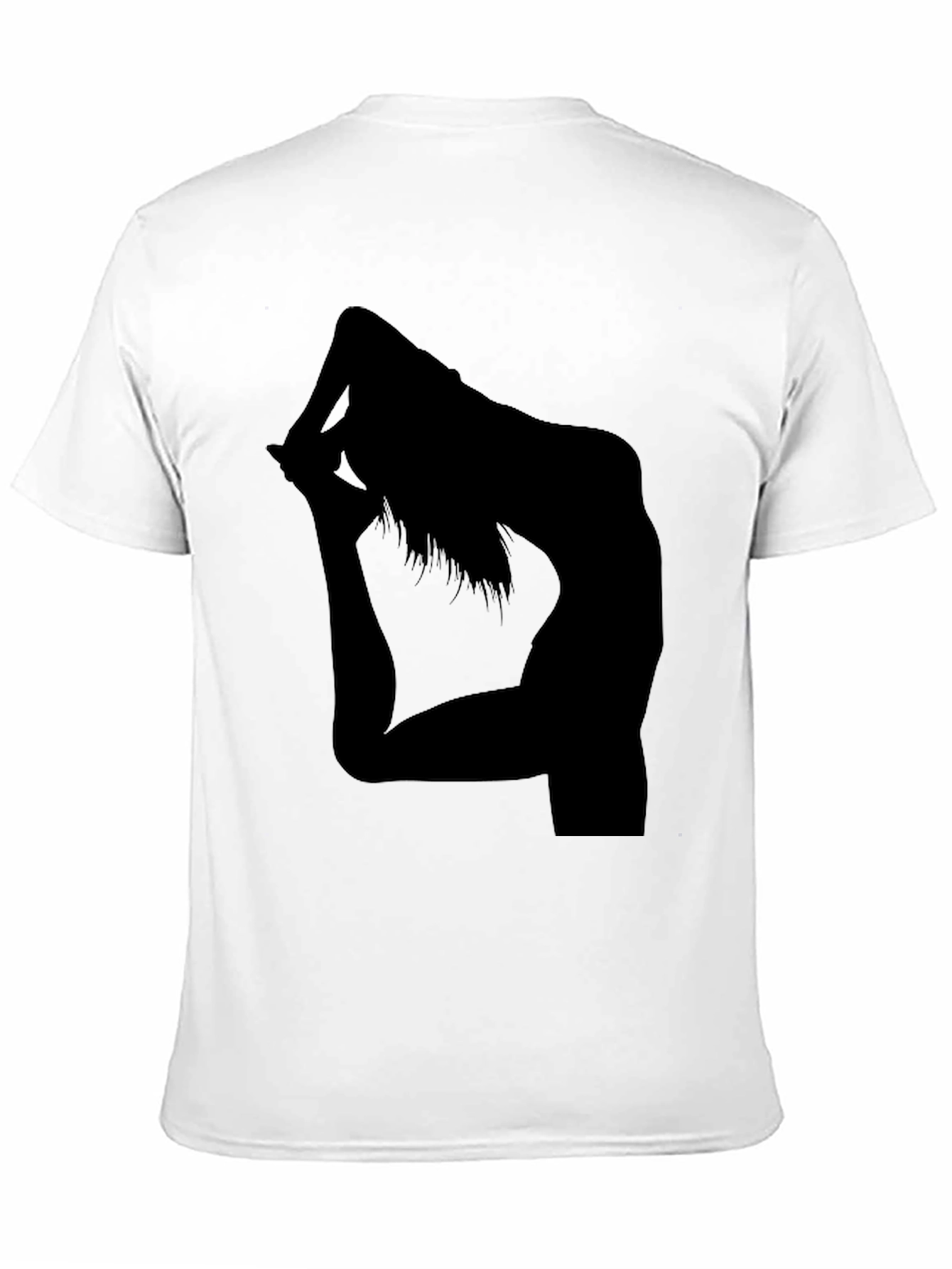 Yoga Silhouette Black T-Shirt