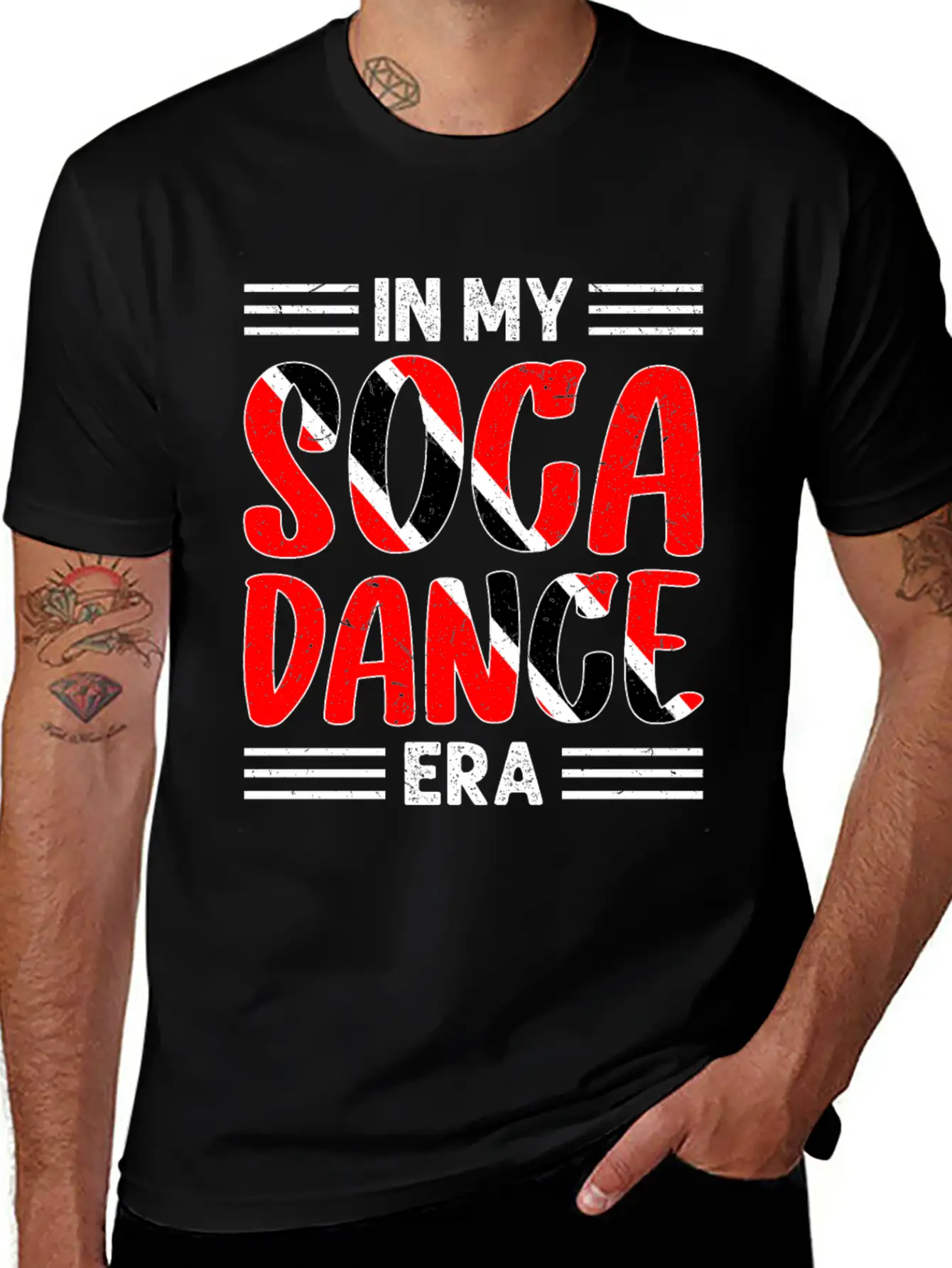 Soca Dance Trinidad Tobago Unisex Short Sleeve Soft Cotton T-Shirt – Casual Everyday Wear