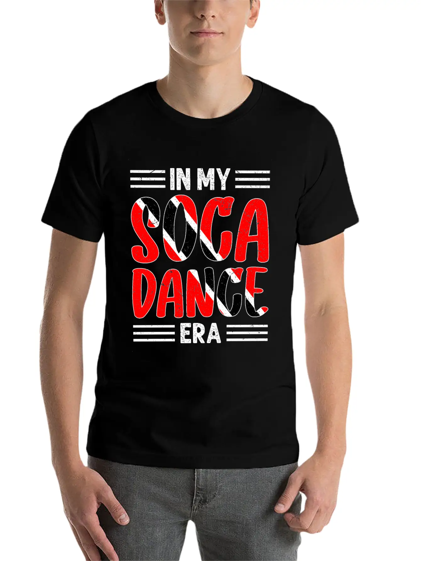 Soca Dance Trinidad Tobago Unisex Short Sleeve Soft Cotton T-Shirt – Casual Everyday Wear