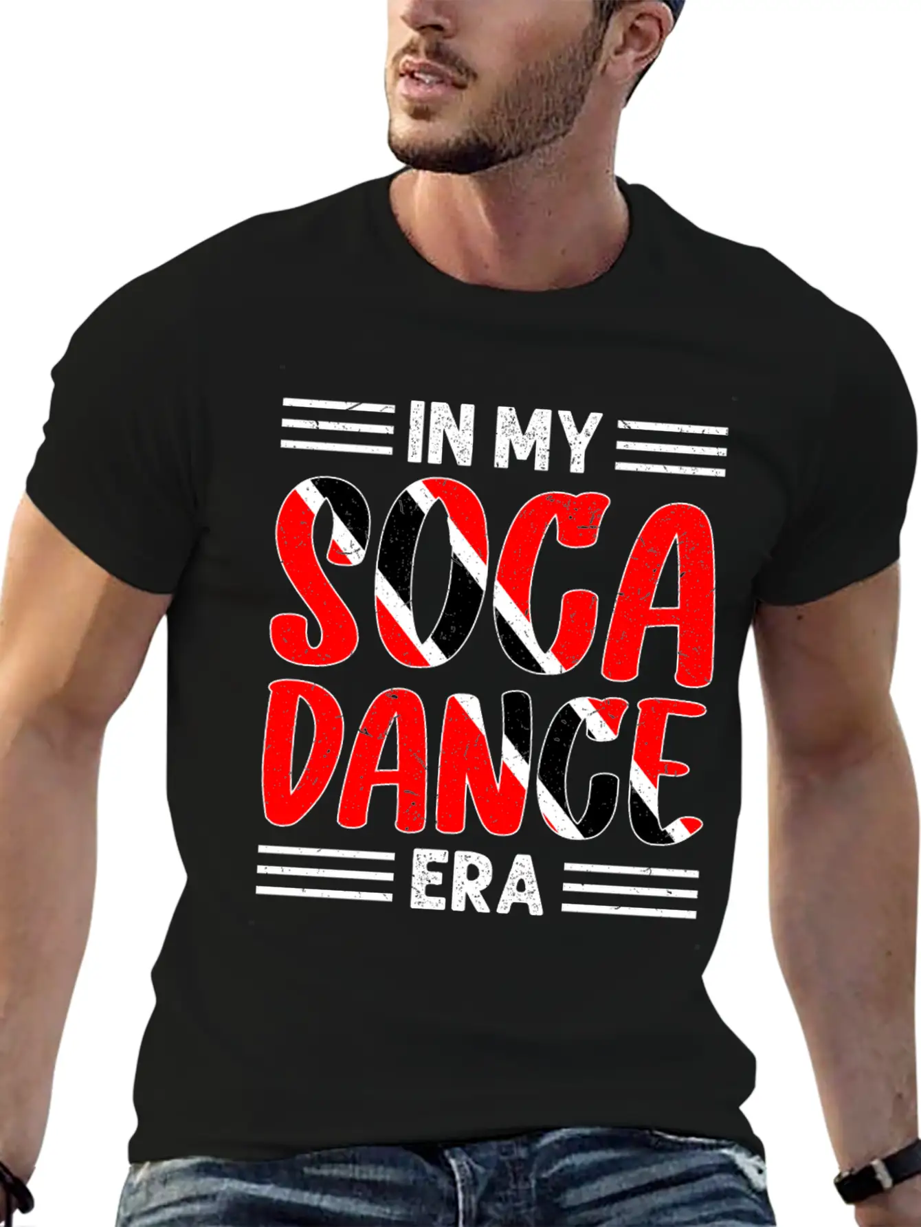 Soca Dance Trinidad Tobago Unisex Short Sleeve Soft Cotton T-Shirt – Casual Everyday Wear