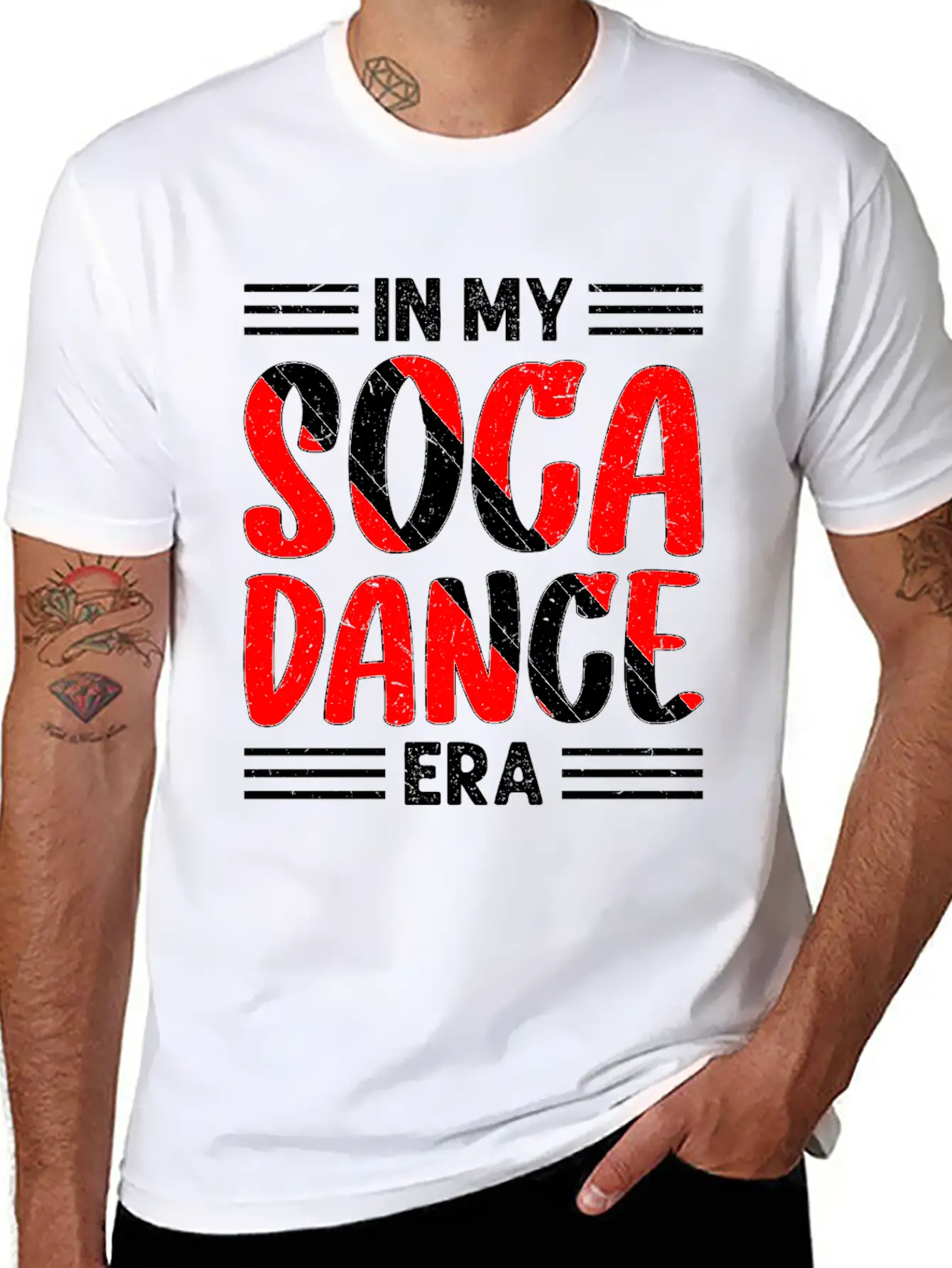 Soca Dance Trinidad Tobago Unisex Short Sleeve Soft Cotton T-Shirt – Casual Everyday Wear