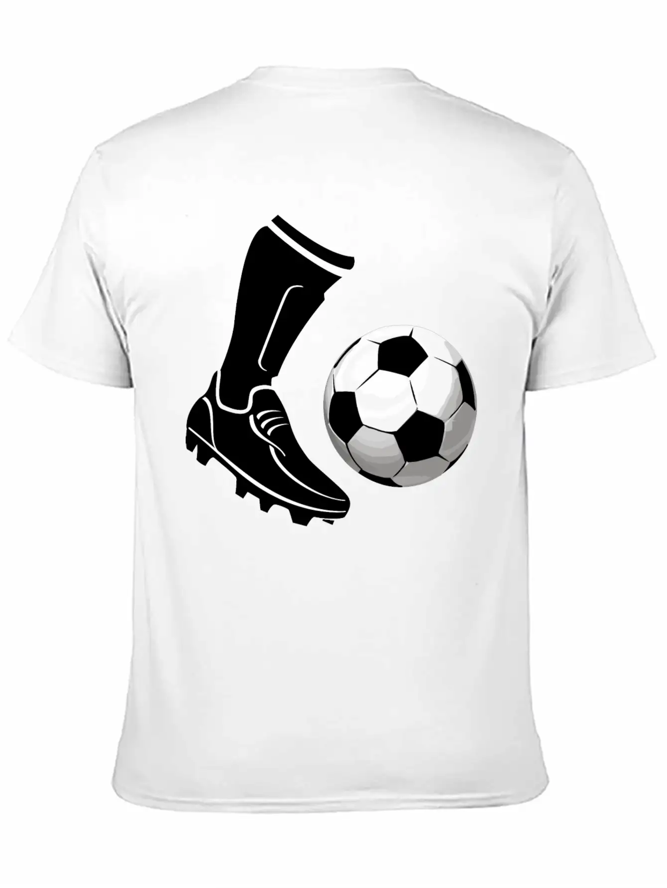 Soccer_03 Unisex Short Sleeve Soft Cotton T-Shirt – Casual Everyday Wear