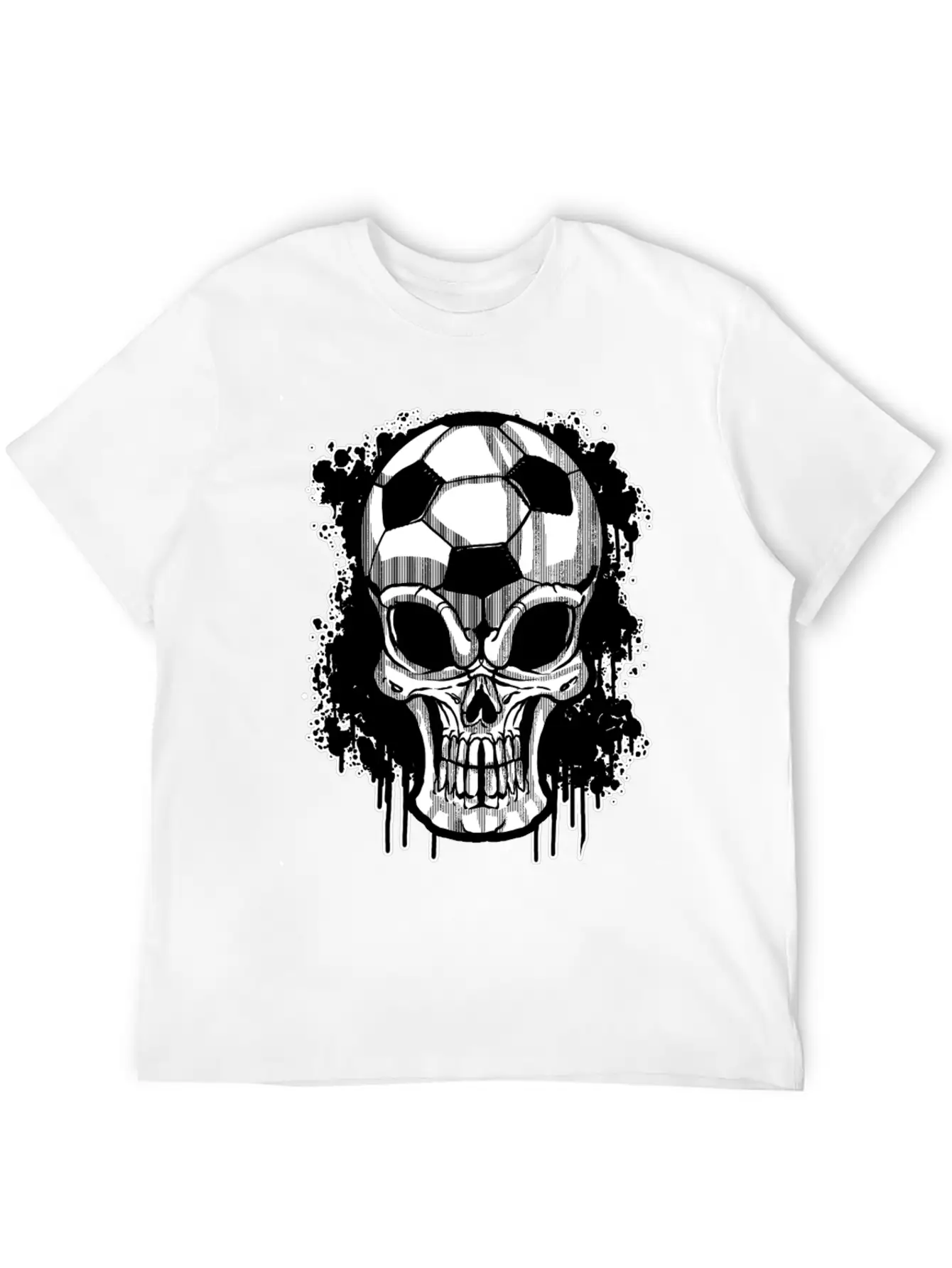 Soccer Ball Skull Sport Goal Game Football Gift Timeless Short Sleeve Tee – Comfy And Minimalist Design