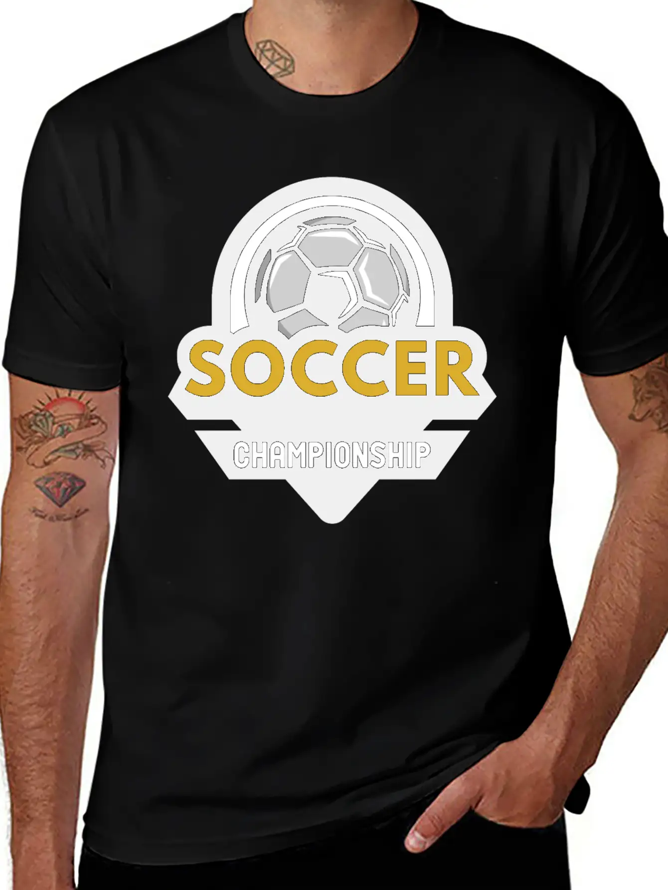 Soccer Championship Essential Unisex Summer Tee – Soft Cotton Casual Fit