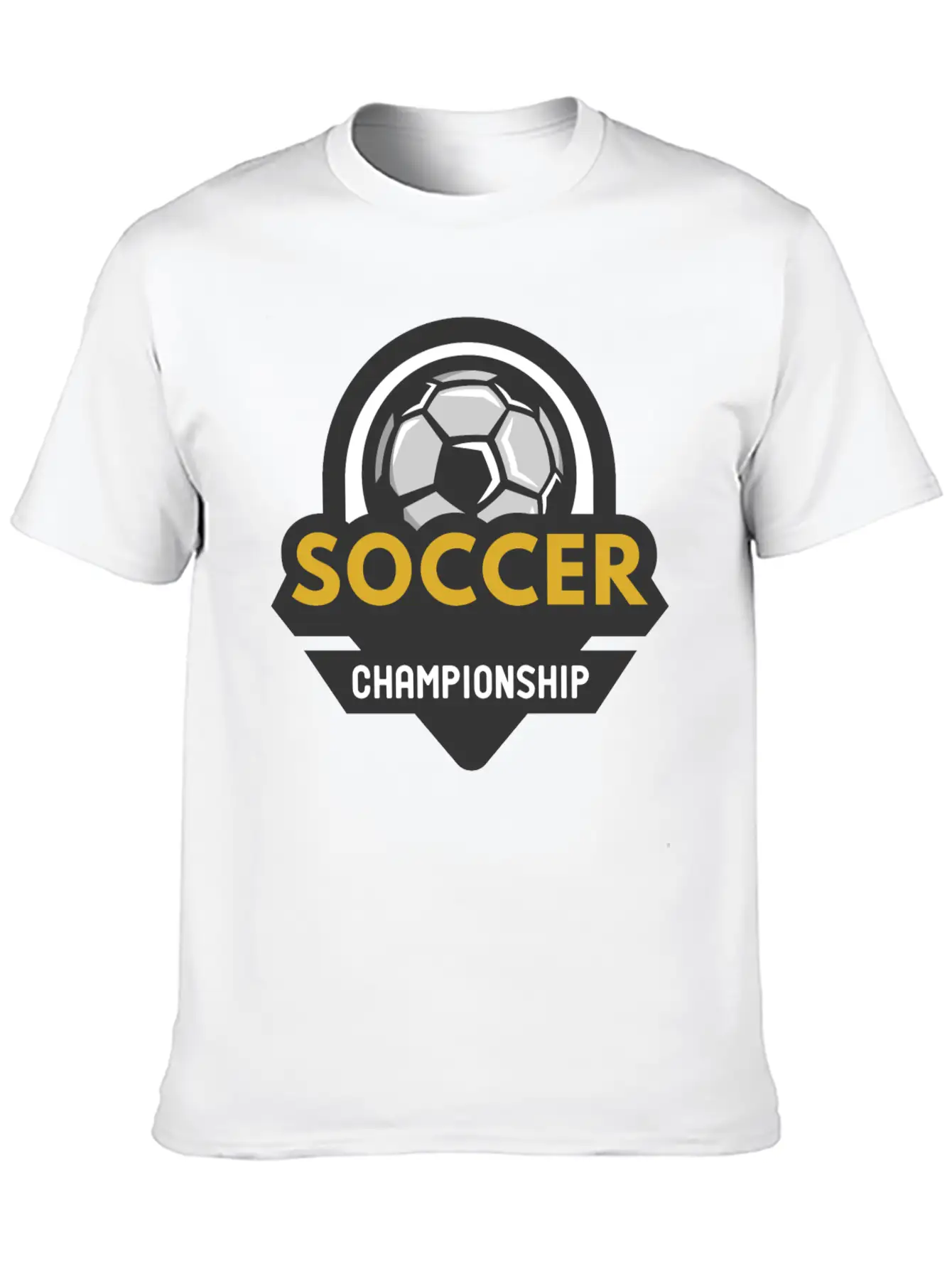 Soccer Championship Essential Unisex Summer Tee – Soft Cotton Casual Fit