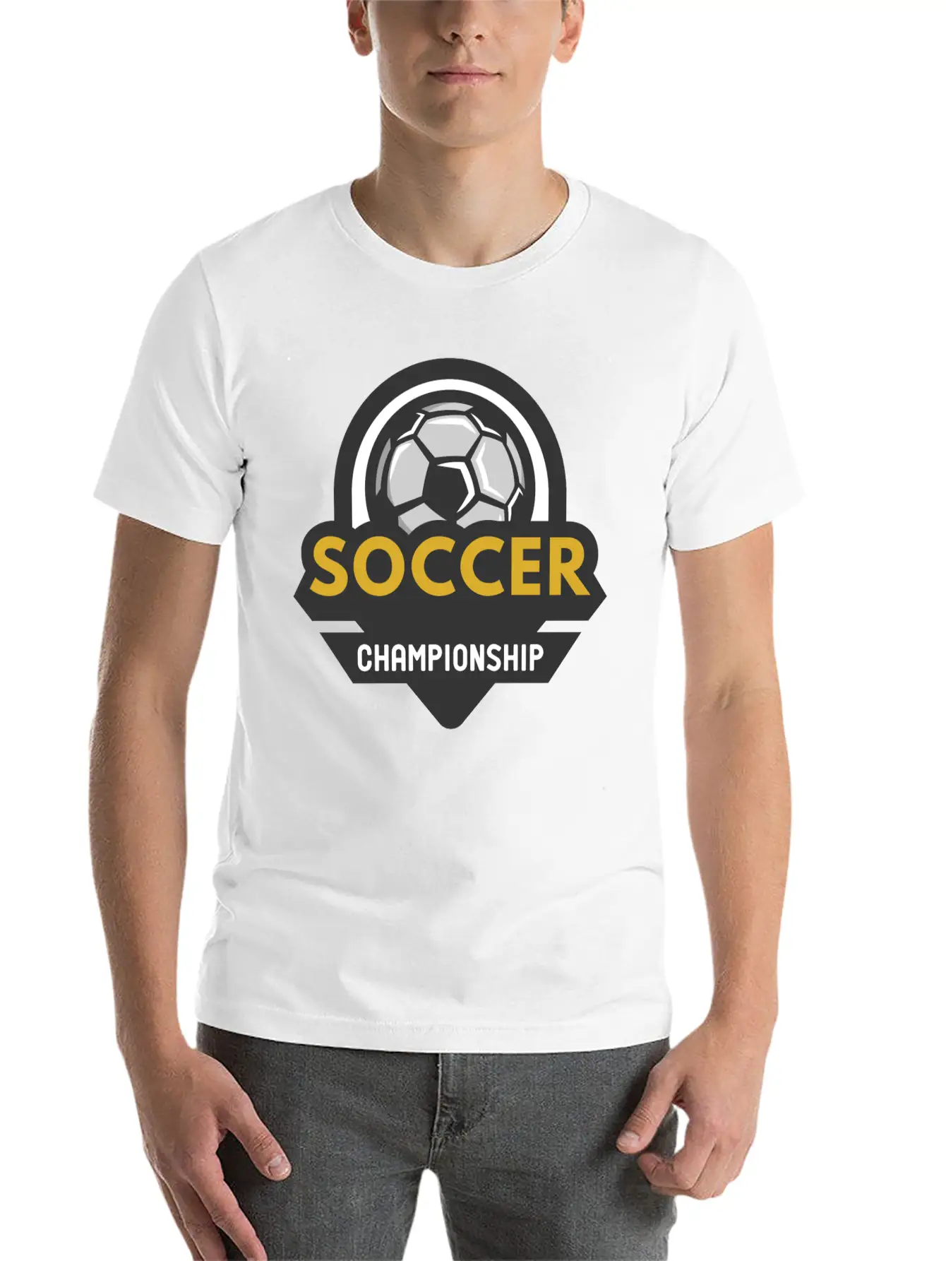 Soccer Championship Essential Unisex Summer Tee – Soft Cotton Casual Fit