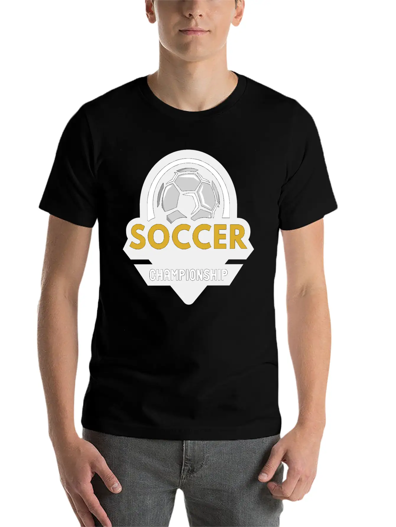 Soccer Championship Essential Unisex Summer Tee – Soft Cotton Casual Fit
