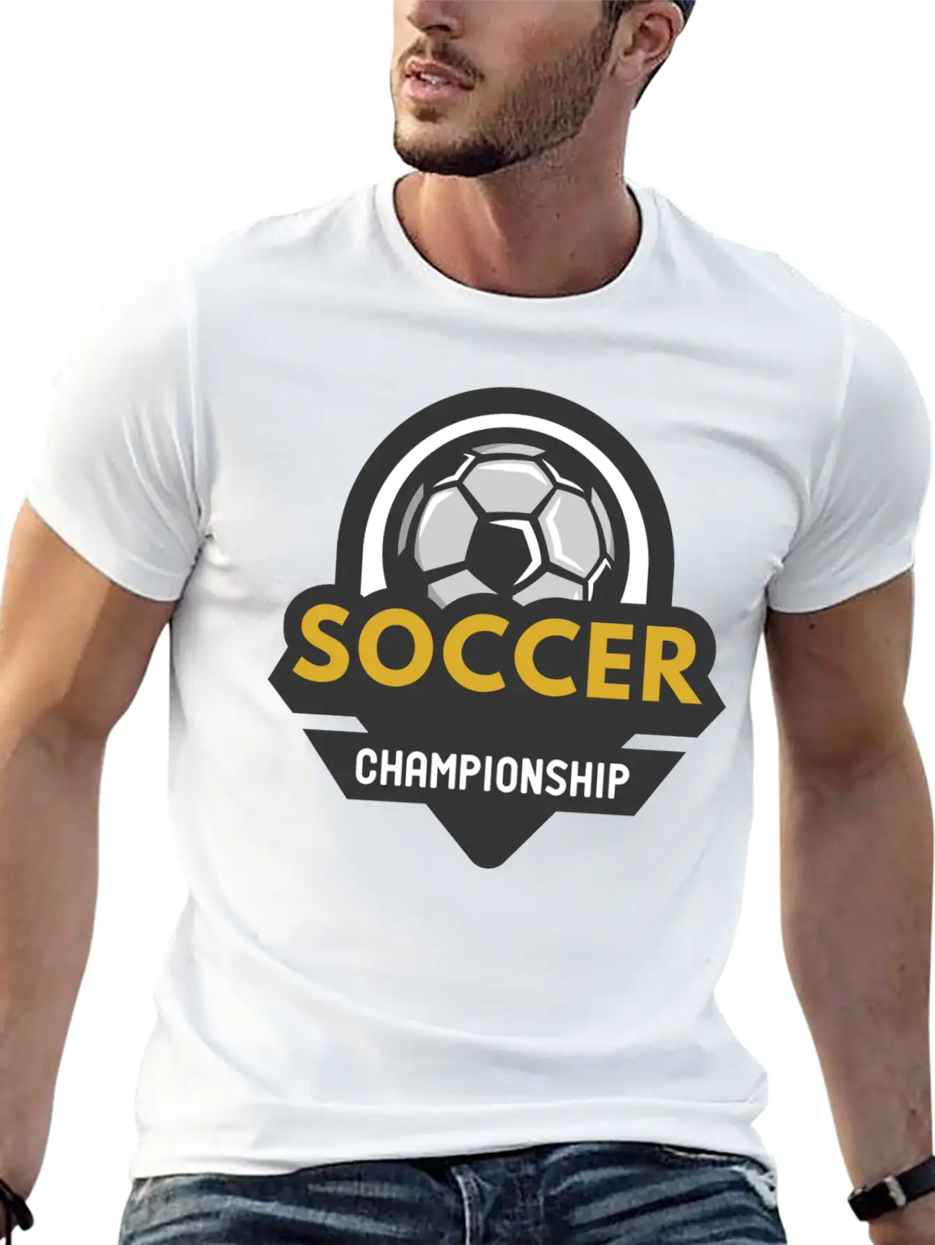 Soccer Championship Essential Unisex Summer Tee – Soft Cotton Casual Fit