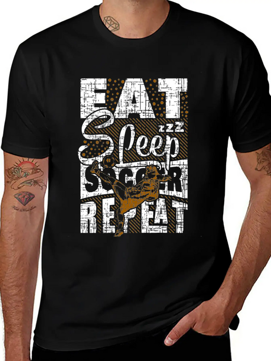 Soccer Christmas Birthday Gift Idea Unisex Short Sleeve Soft Cotton T-Shirt – Casual Everyday Wear